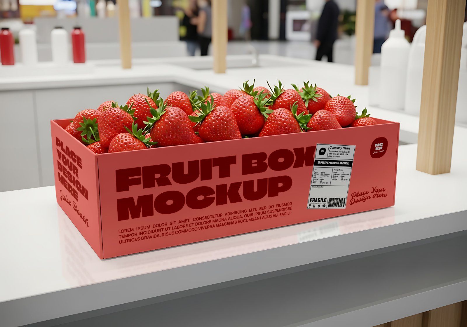Juice Store Mockup Bundle Fresh Juice Branding & Packaging — image 15