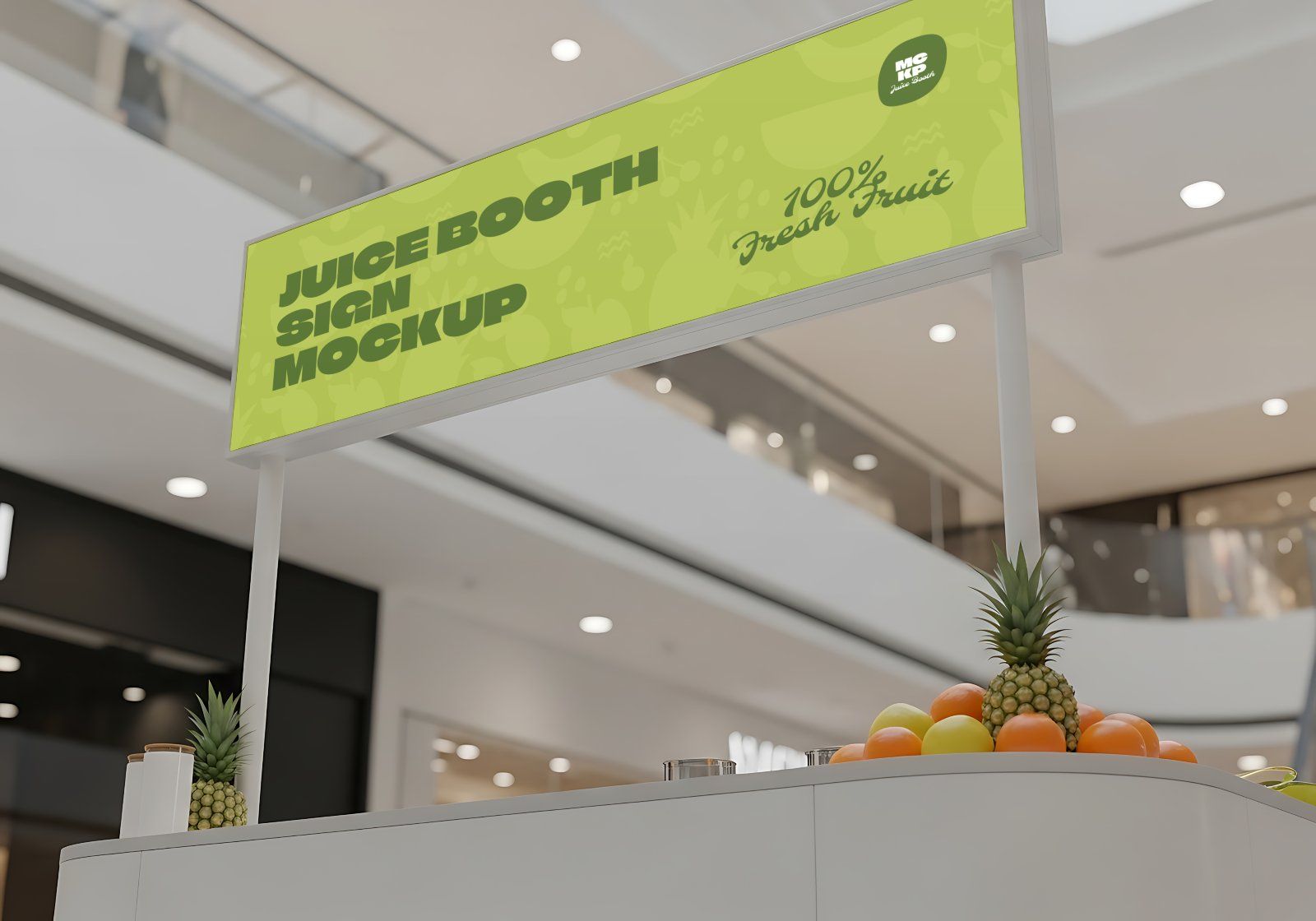 Juice Store Mockup Bundle Fresh Juice Branding & Packaging — image 13