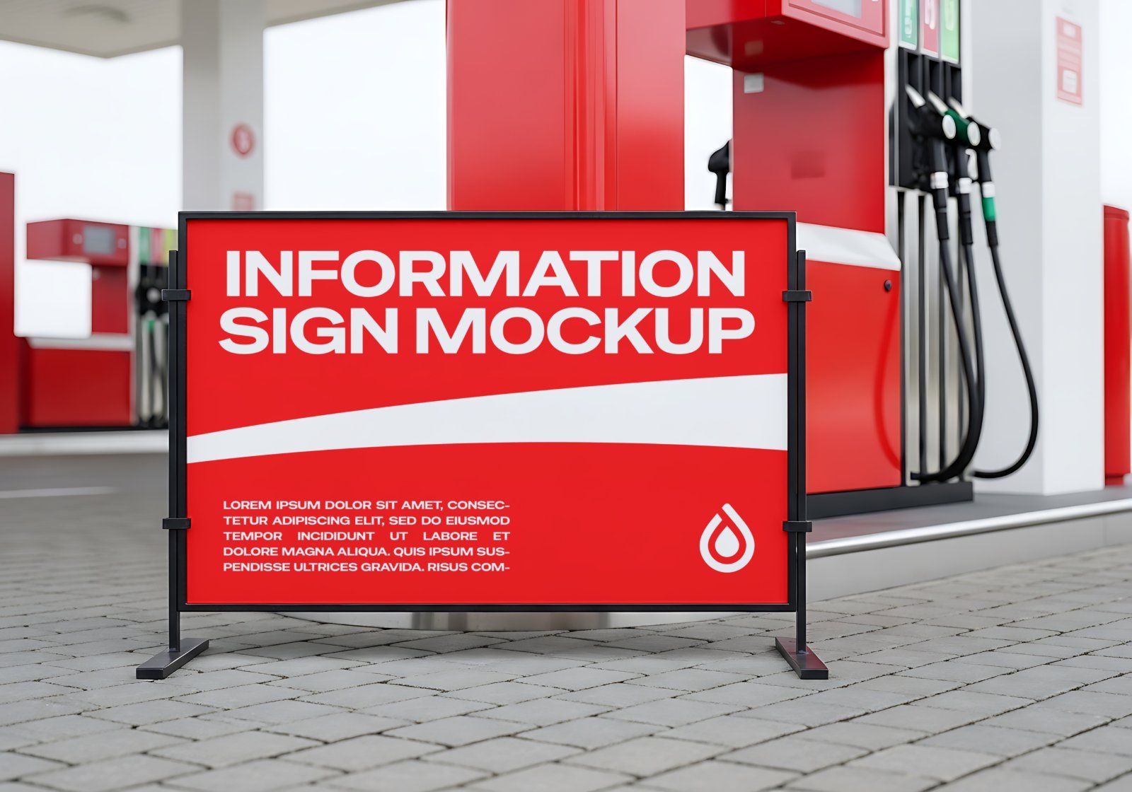 Premium Gas Station & Fuel Station Branding Mockup Bundle – 15 High-Res PSD Scenes for Energy Identi — image 16