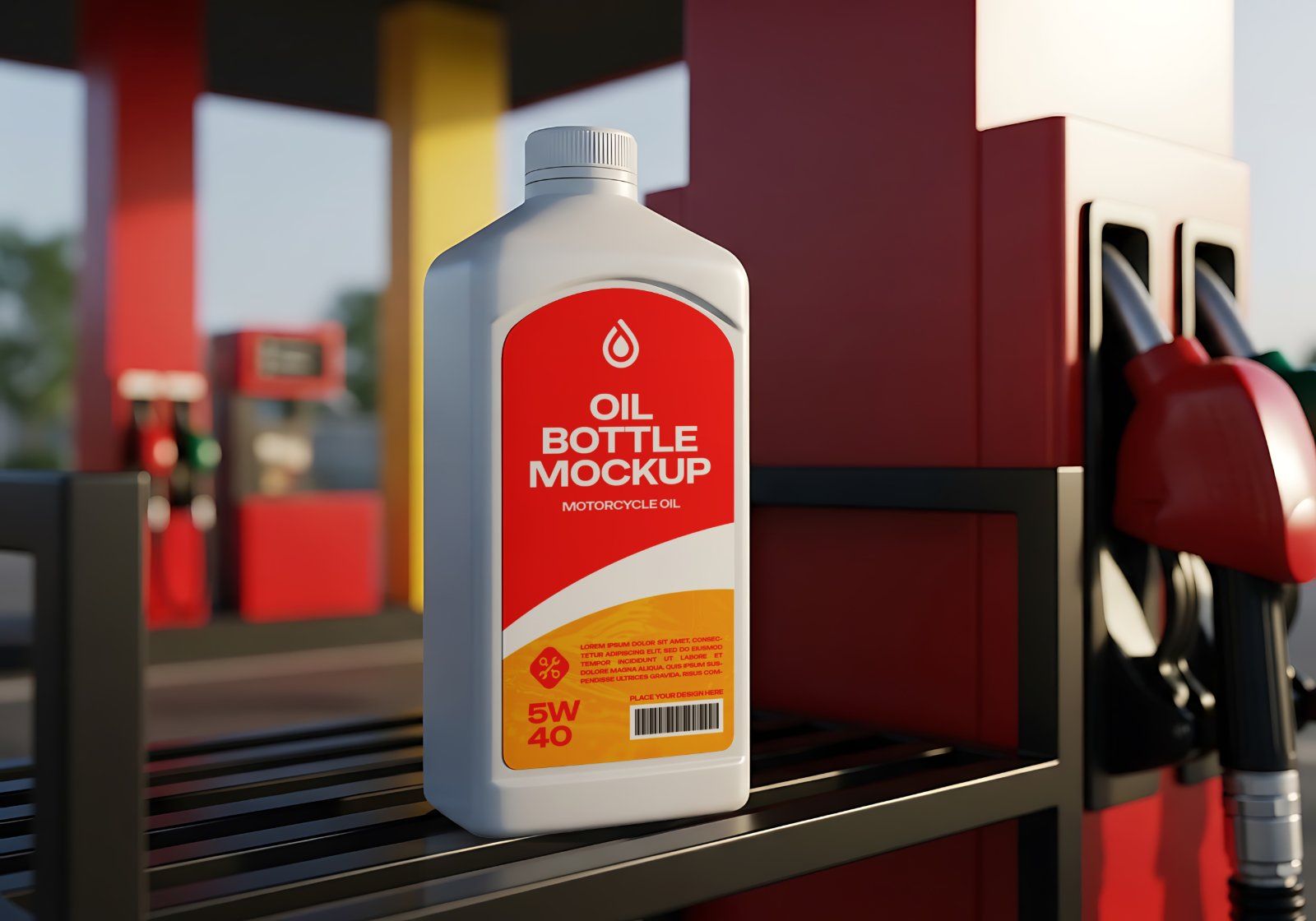 Premium Gas Station & Fuel Station Branding Mockup Bundle – 15 High-Res PSD Scenes for Energy Identi — image 15