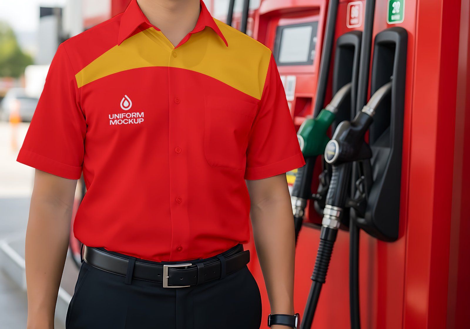 Premium Gas Station & Fuel Station Branding Mockup Bundle – 15 High-Res PSD Scenes for Energy Identi — image 9