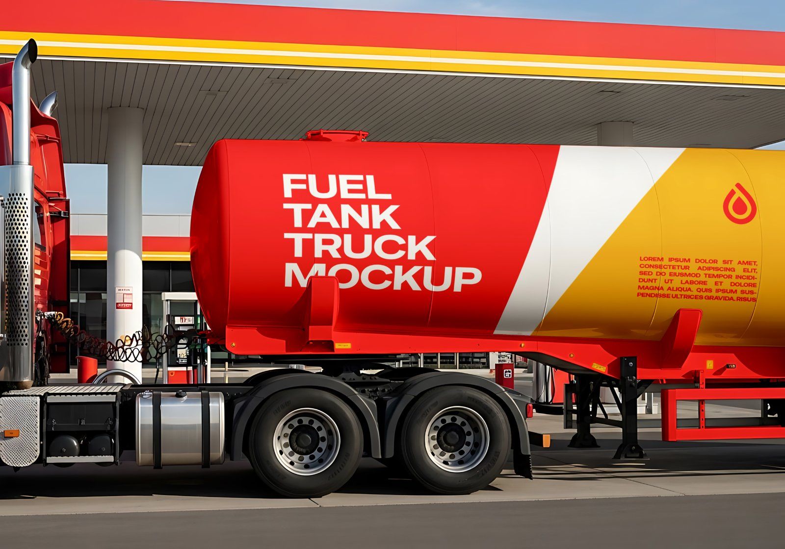 Premium Gas Station & Fuel Station Branding Mockup Bundle – 15 High-Res PSD Scenes for Energy Identi — image 6