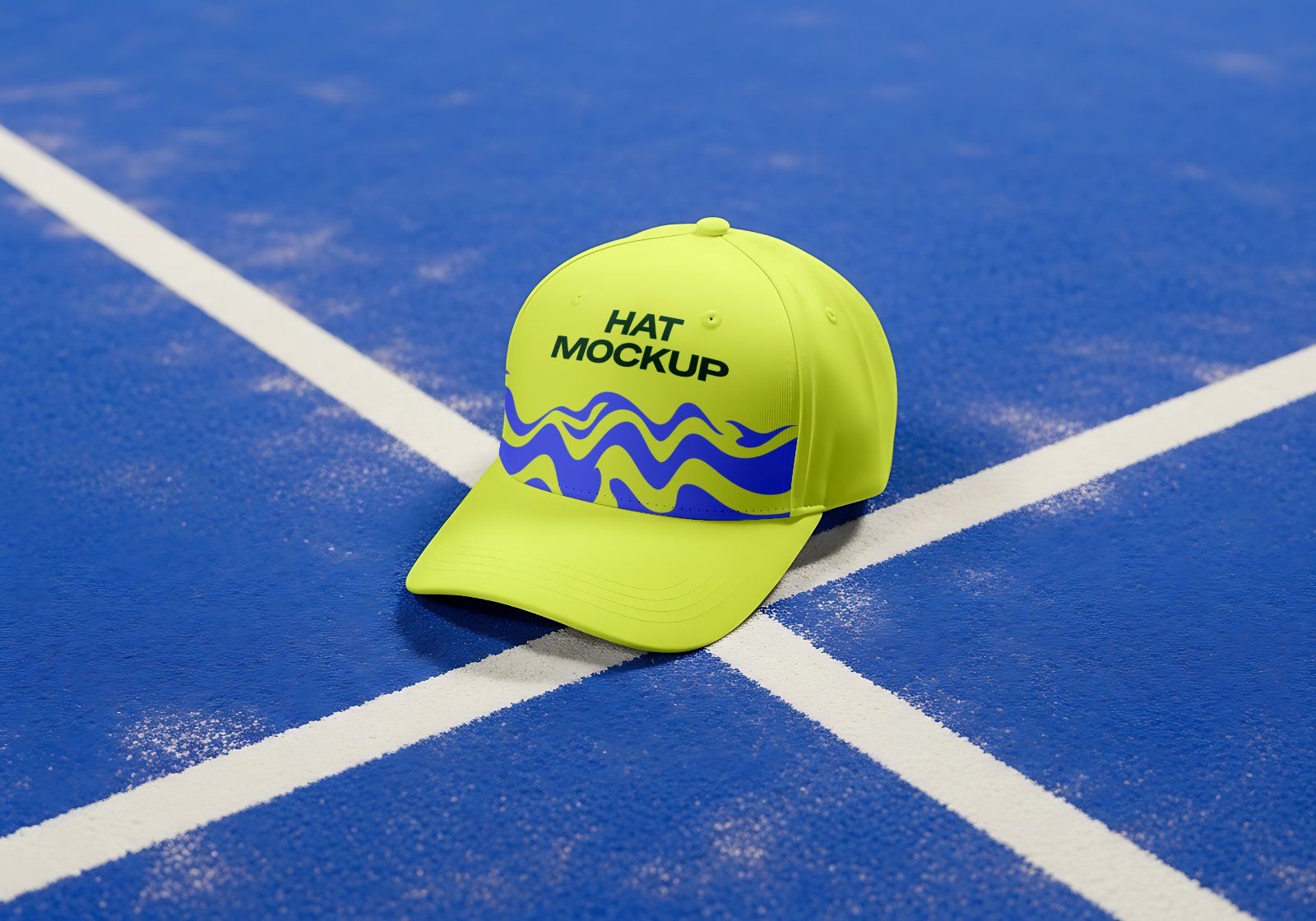 Sports Hat Mockup – Realistic Cap PSD Template for Branding Design — image 1