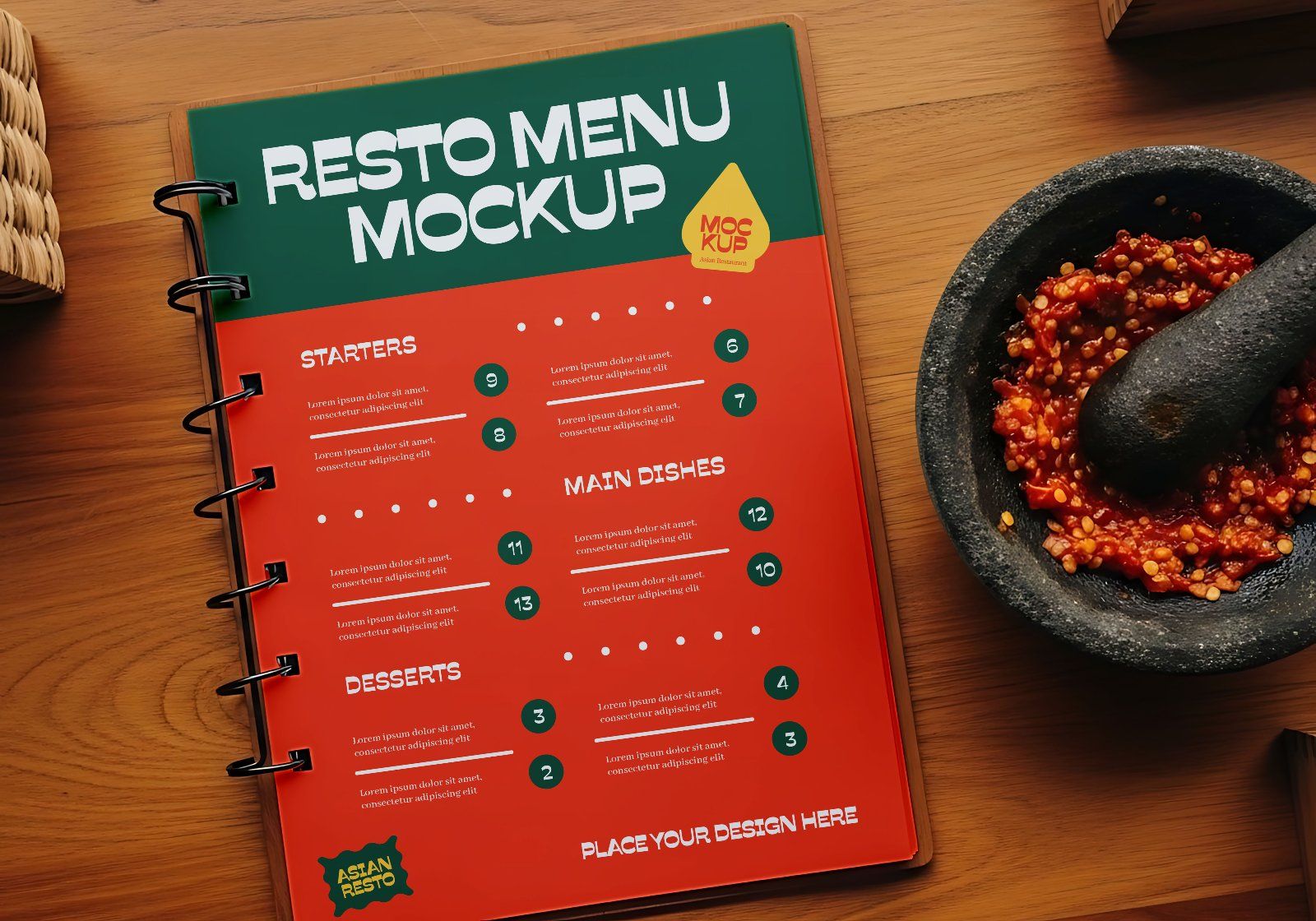 Asian Restaurant Mockup Bundle – 15 PSD Templates for Food & Packaging Branding — image 10