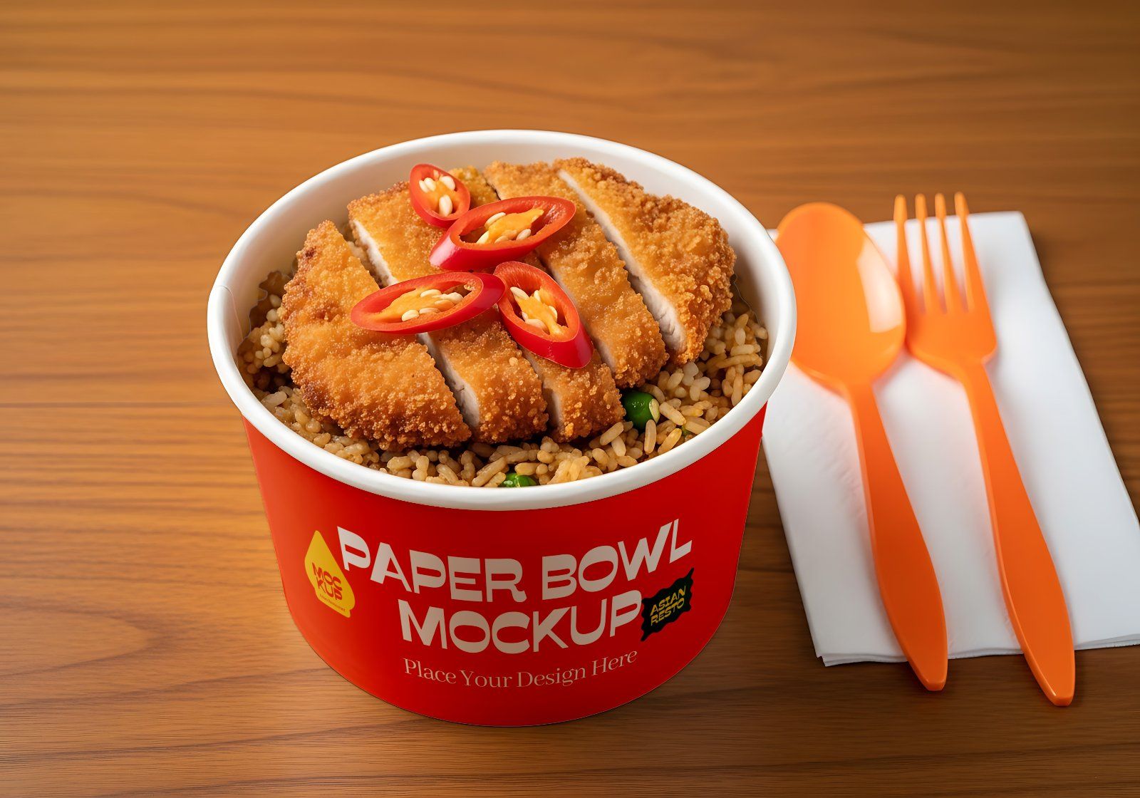 Asian Restaurant Mockup Bundle – 15 PSD Templates for Food & Packaging Branding — image 7