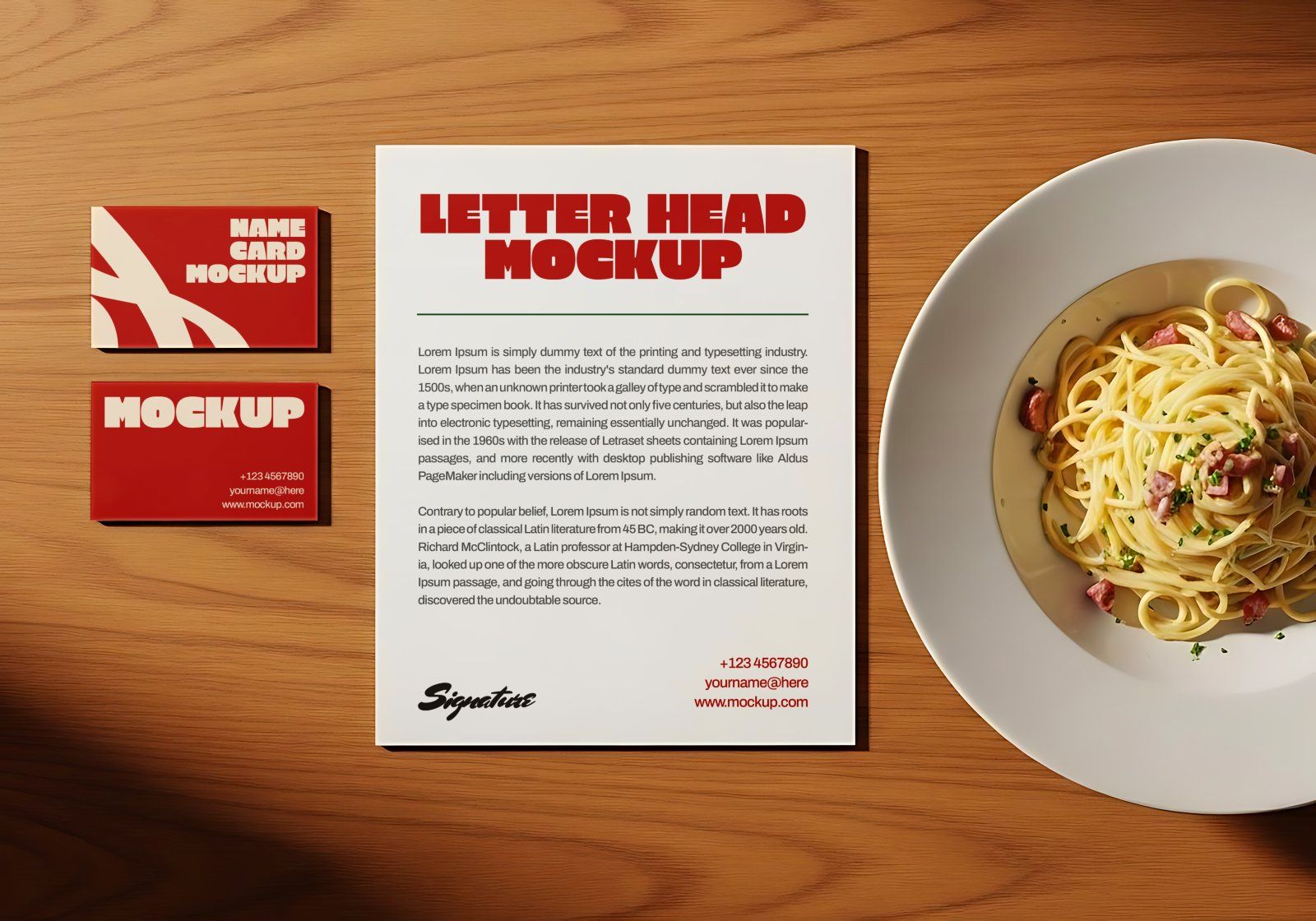 Premium Branding Italy Restaurant Mockup — image 7