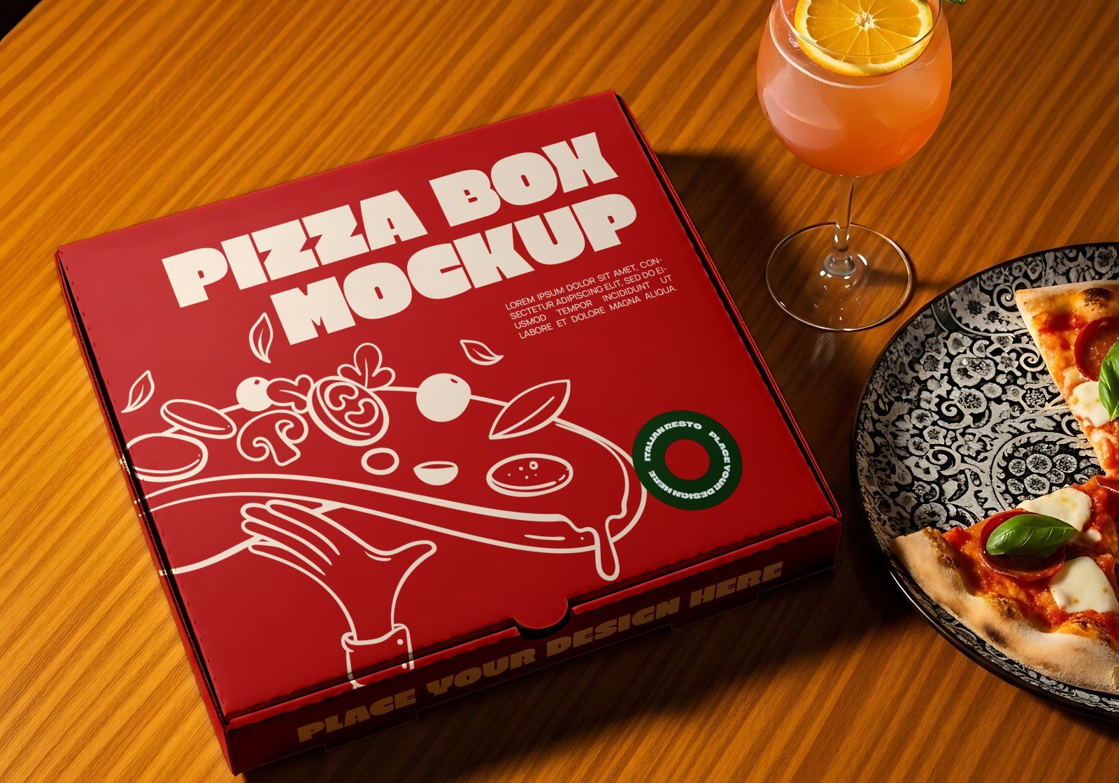Premium Branding Italy Restaurant Mockup — image 11