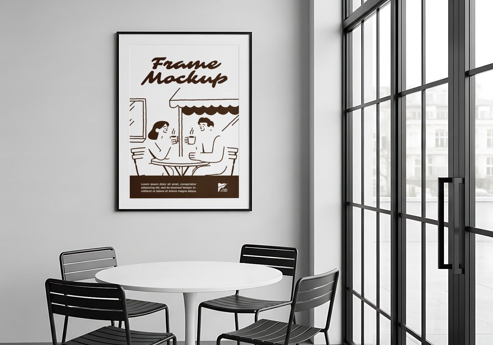 Premium Branding Brown Coffee Cafe Mockup — image 5