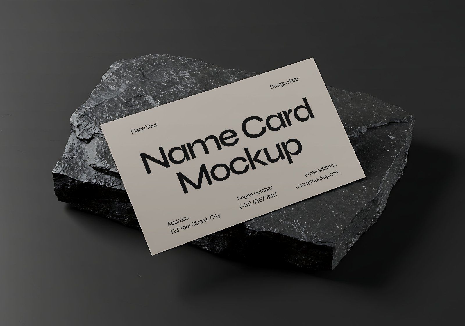 Premium Stone Branding Mockup Bundle — image 12
