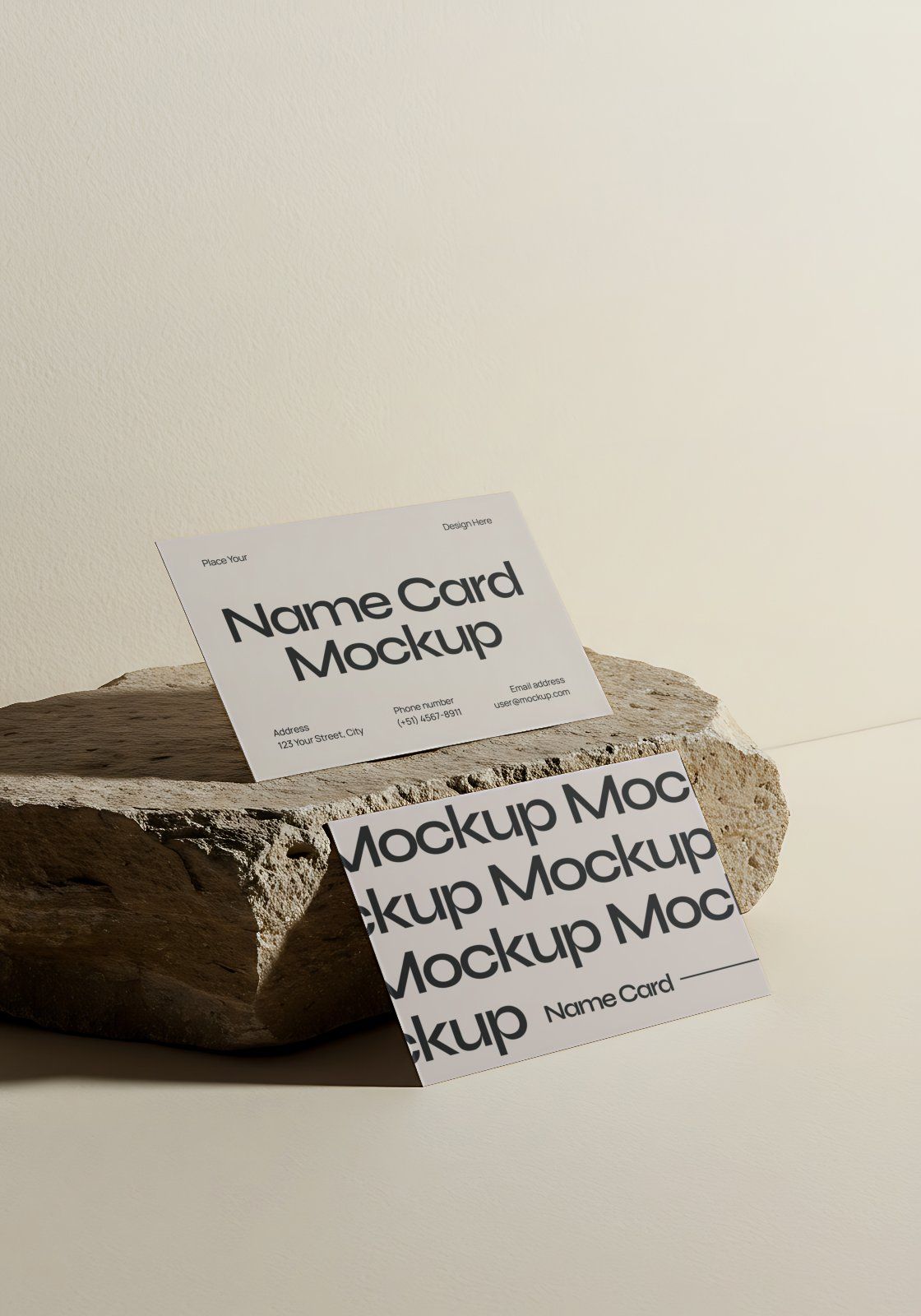 Premium Stone Branding Mockup Bundle — image 6