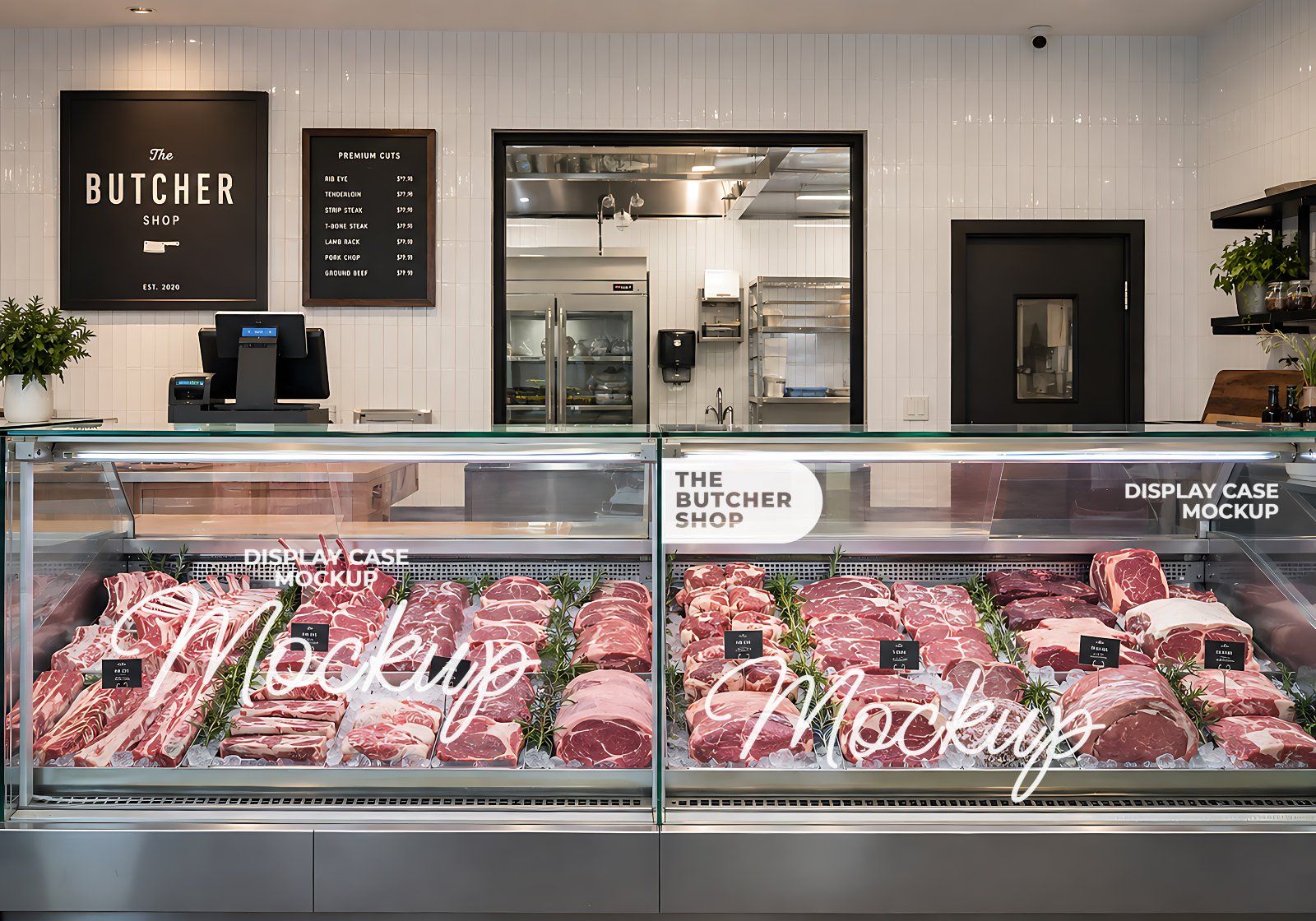 Premium Branding Steak Store Mockup — image 2