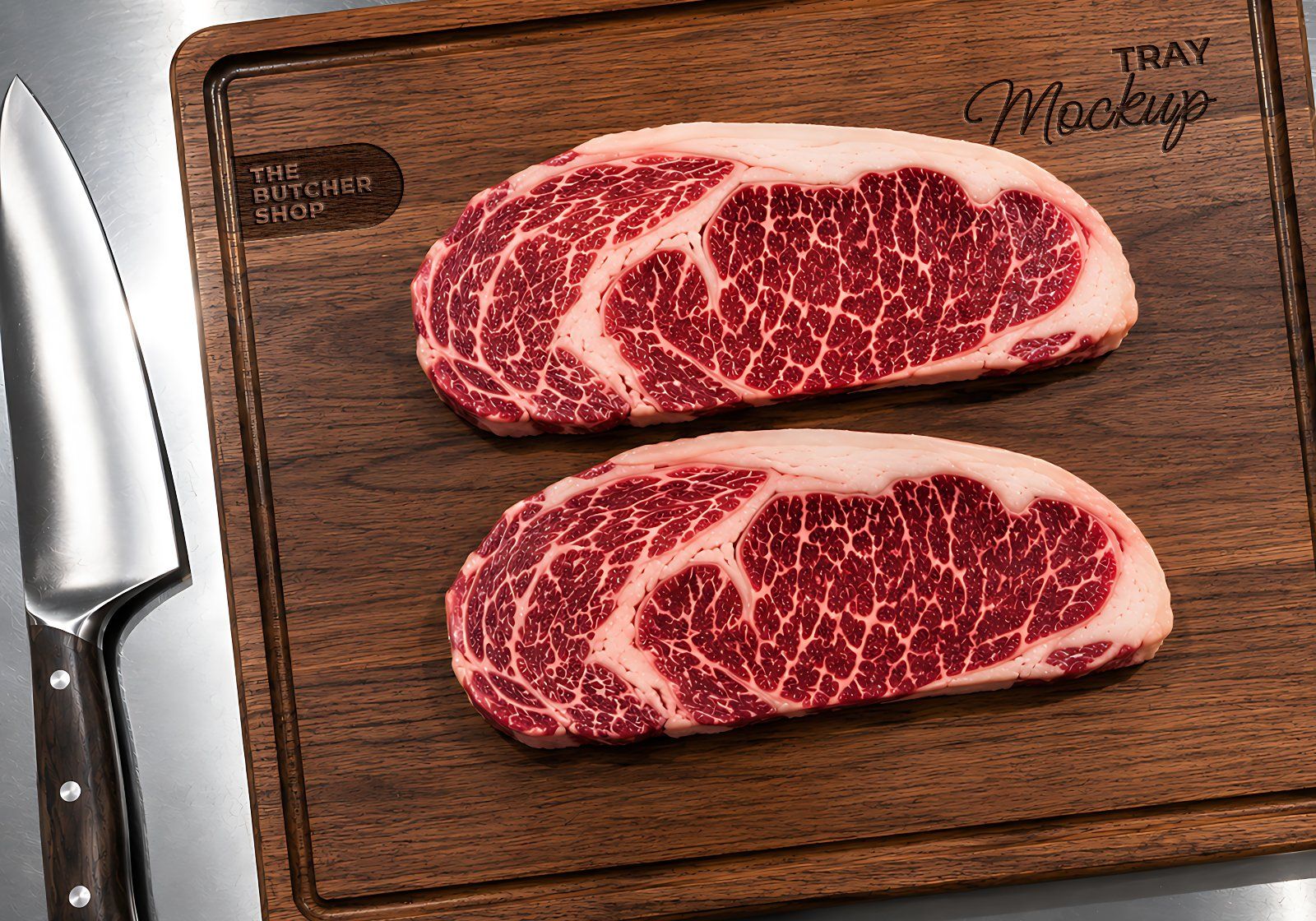 Premium Branding Steak Store Mockup — image 3
