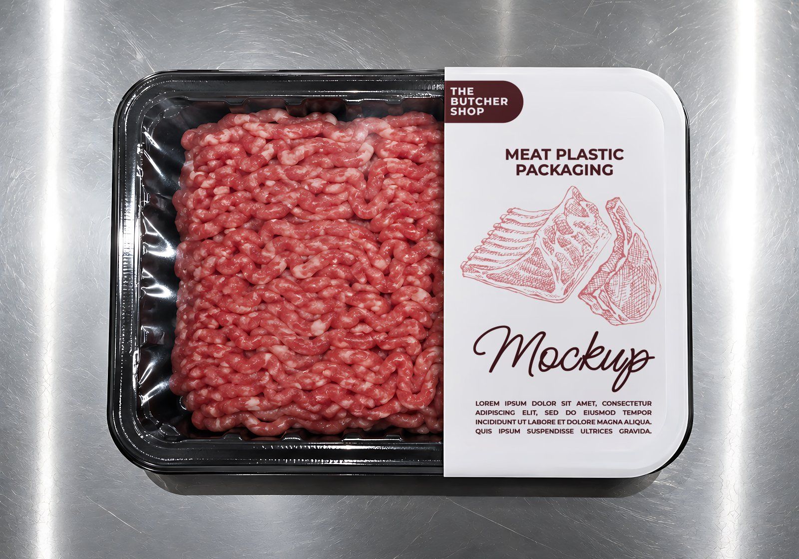 Premium Branding Steak Store Mockup — image 4