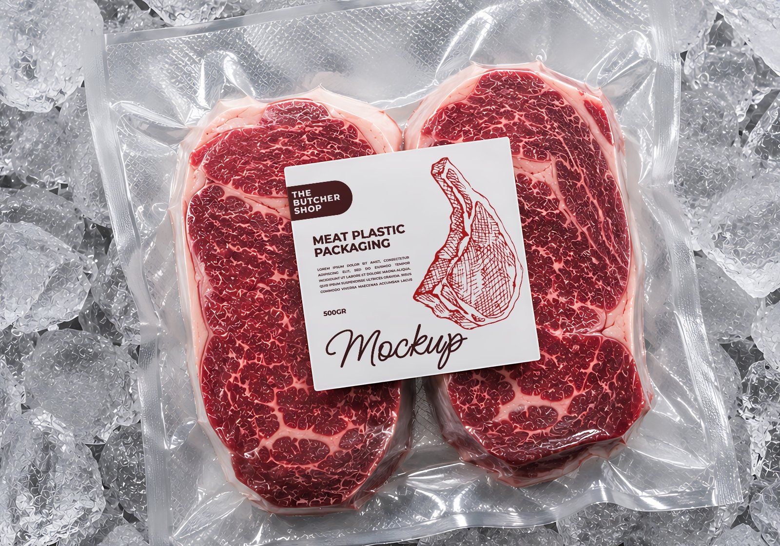 Premium Branding Steak Store Mockup — image 7