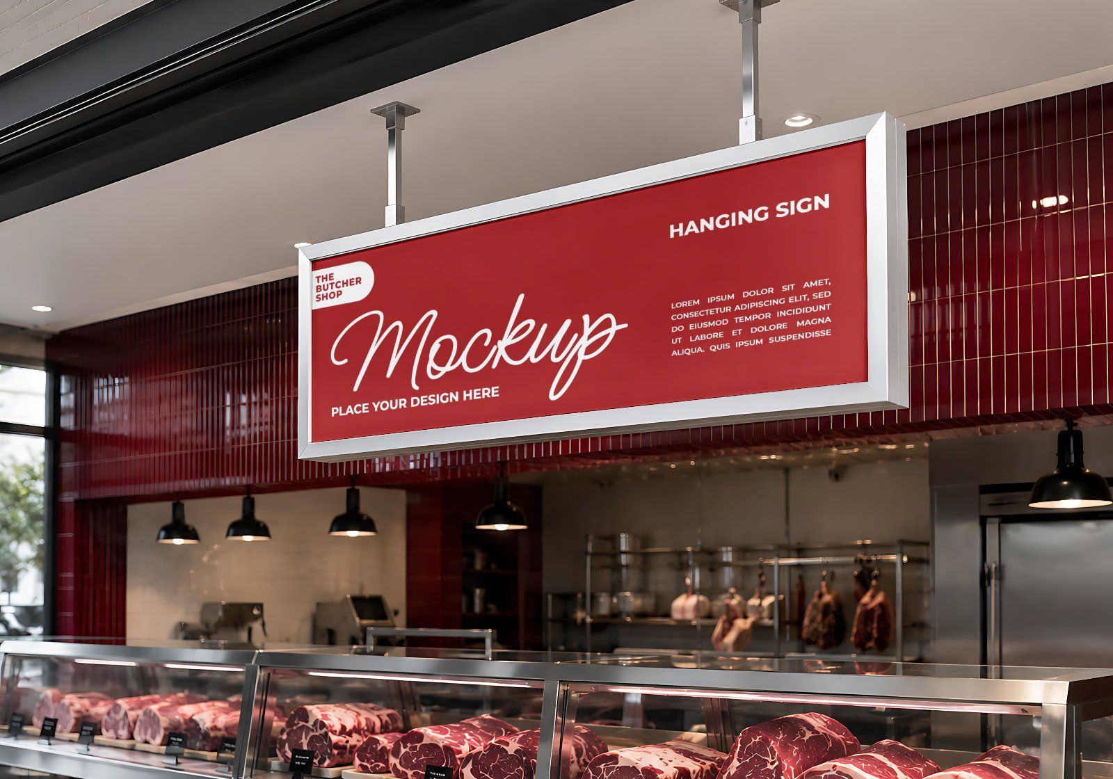 Premium Branding Steak Store Mockup — image 11