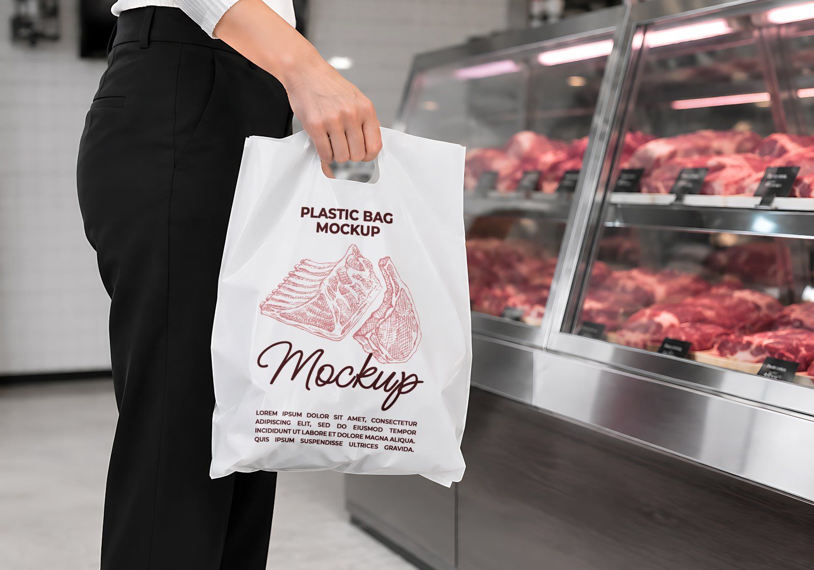 Premium Branding Steak Store Mockup — image 12