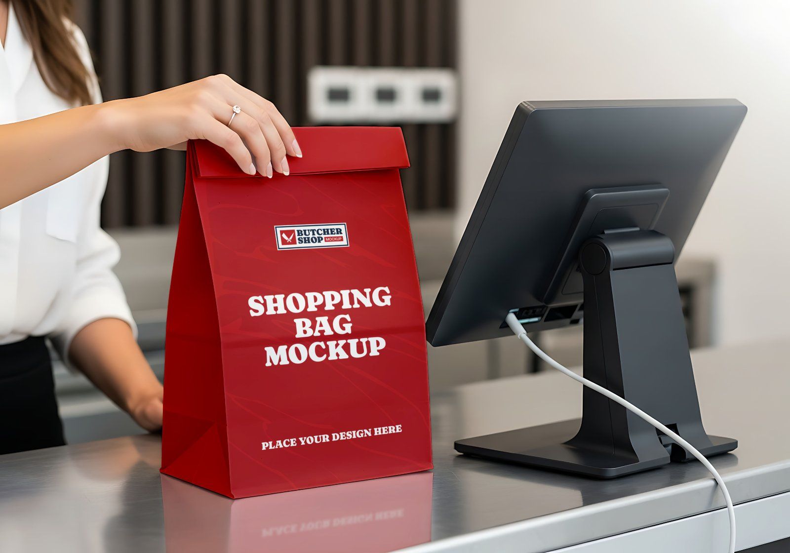 Meat & Fish Market Mockup Bundle – 15 PSD Templates for Butcher Shop Branding — image 7