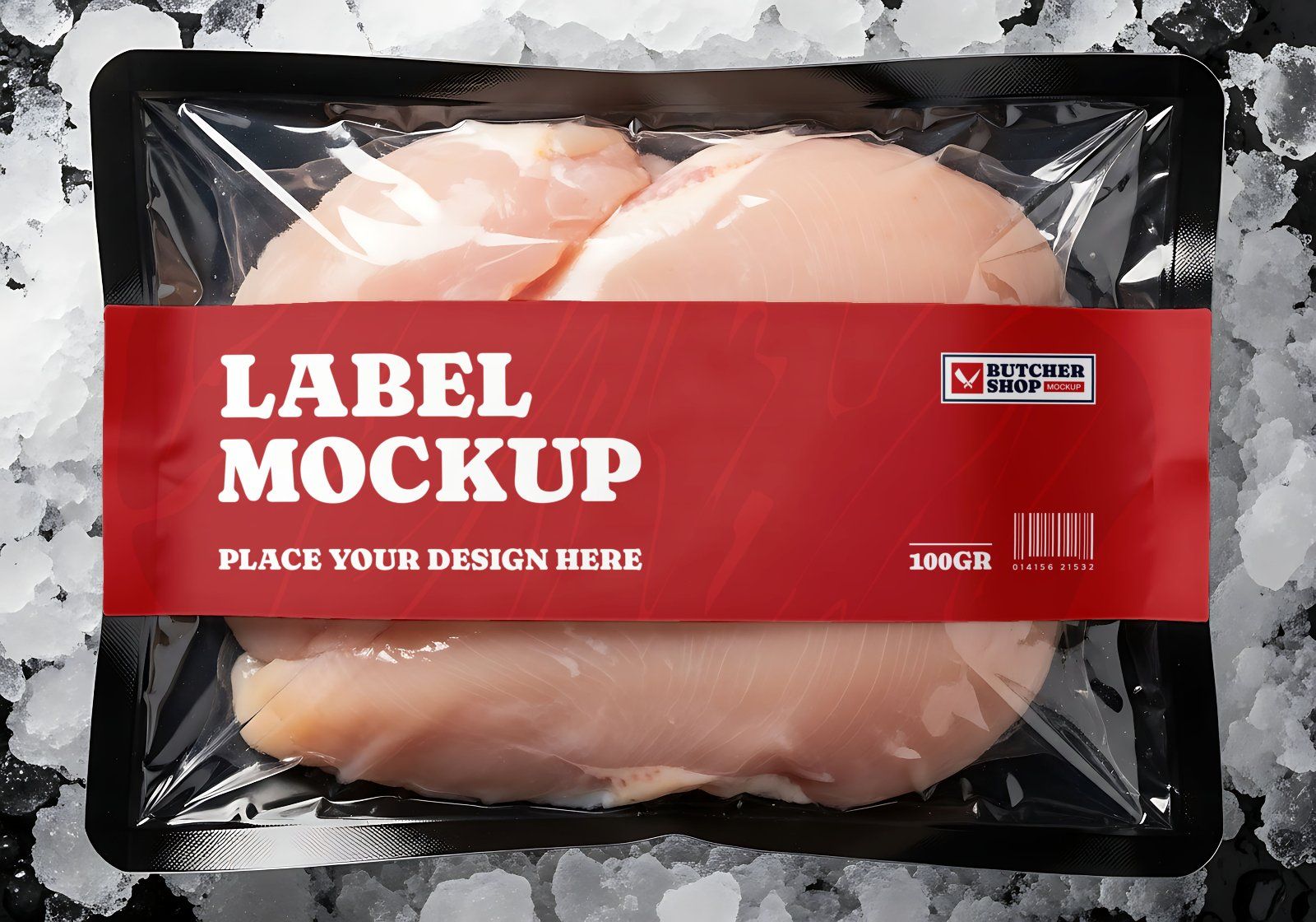 Meat & Fish Market Mockup Bundle – 15 PSD Templates for Butcher Shop Branding — image 6