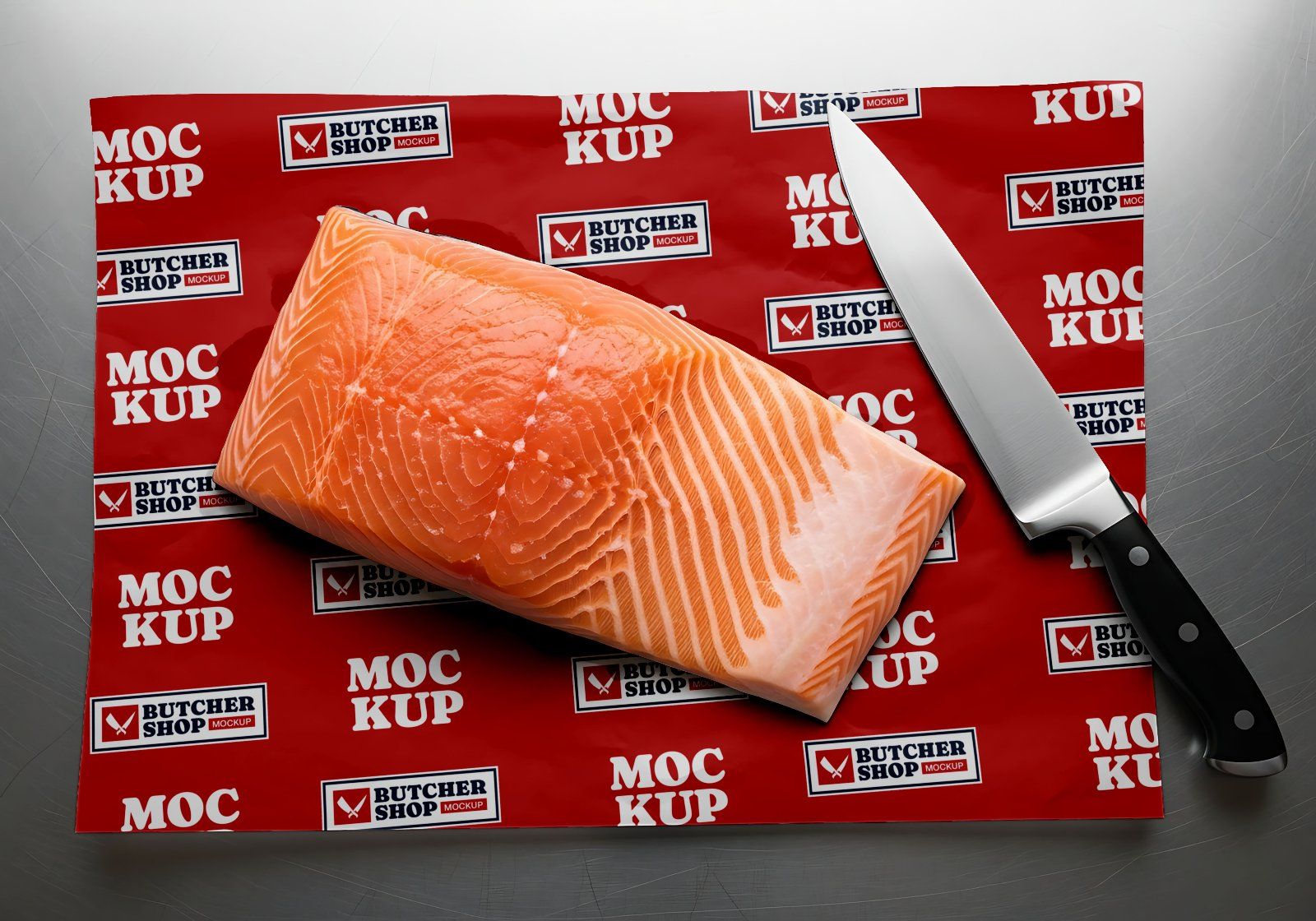 Meat & Fish Market Mockup Bundle – 15 PSD Templates for Butcher Shop Branding — image 5