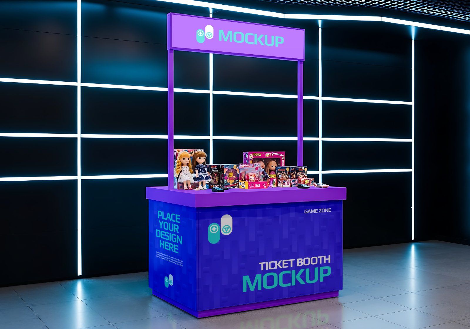 15 Premium Arcade Center Mockup Bundle Gaming Brand — image 9