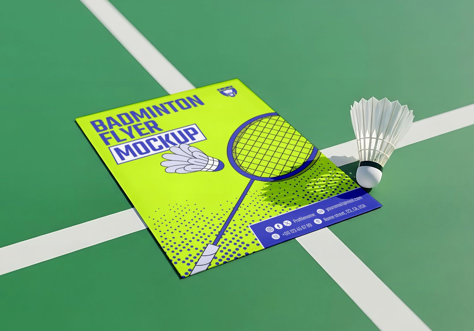 Premium Branding Badminton Mockup — image 9