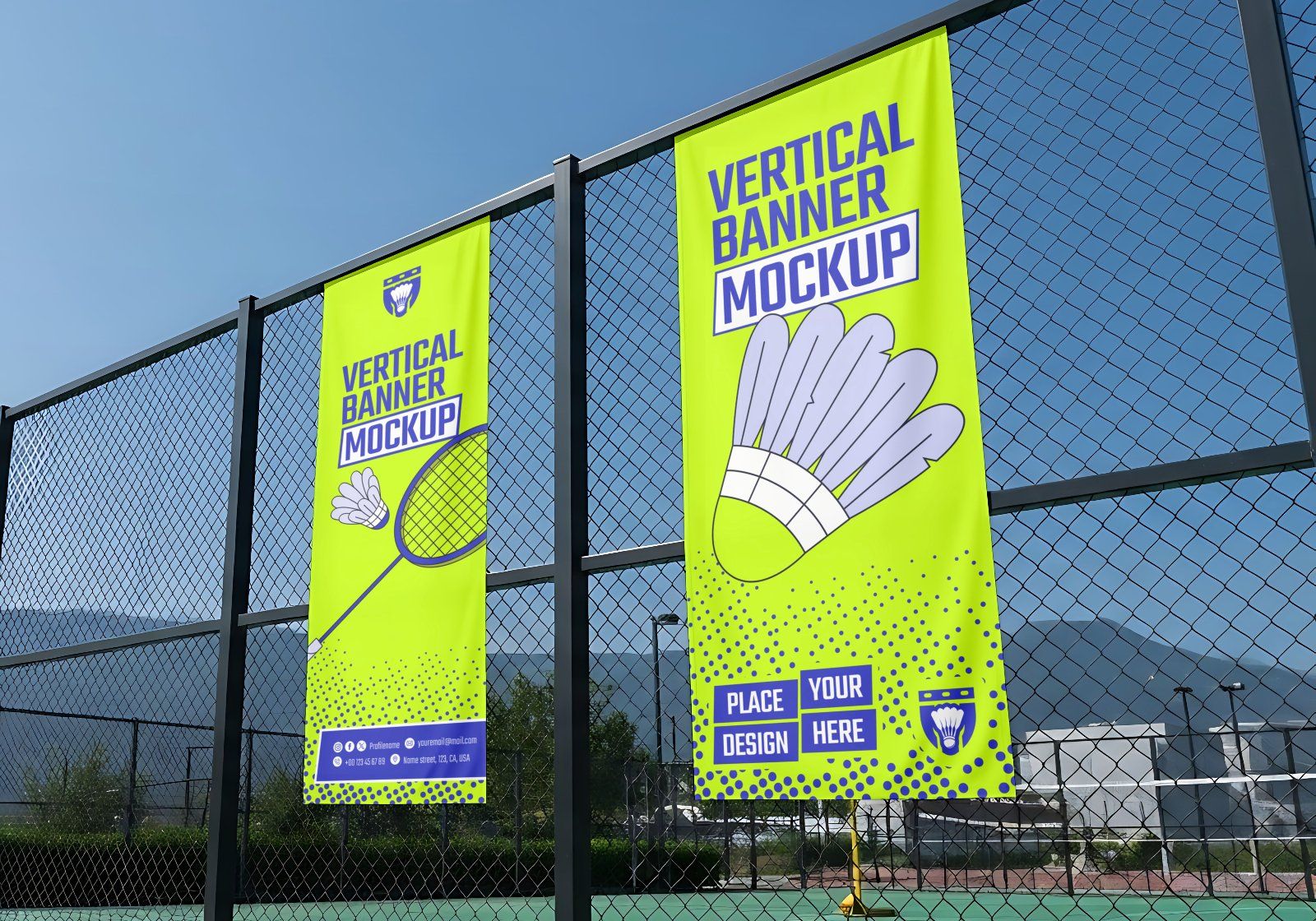 Premium Branding Badminton Mockup — image 12
