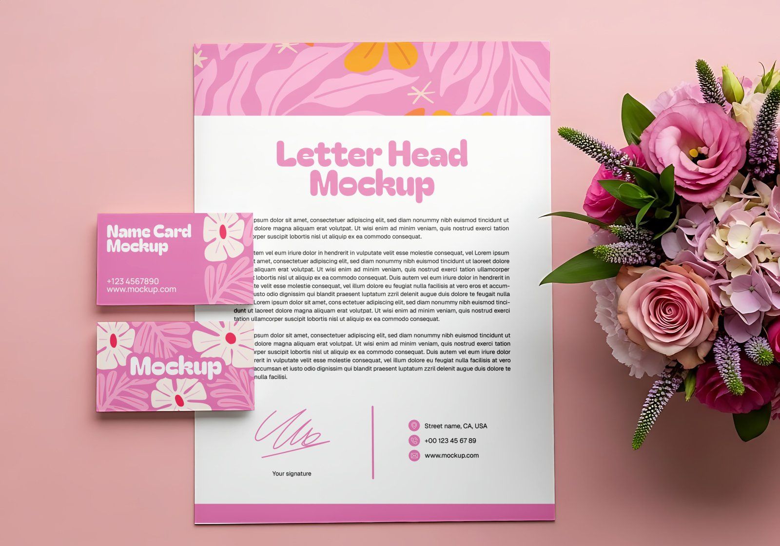 Florist Shop Mockup Bundle – 15 PSD Templates for Florist Branding & Packaging Design — image 4