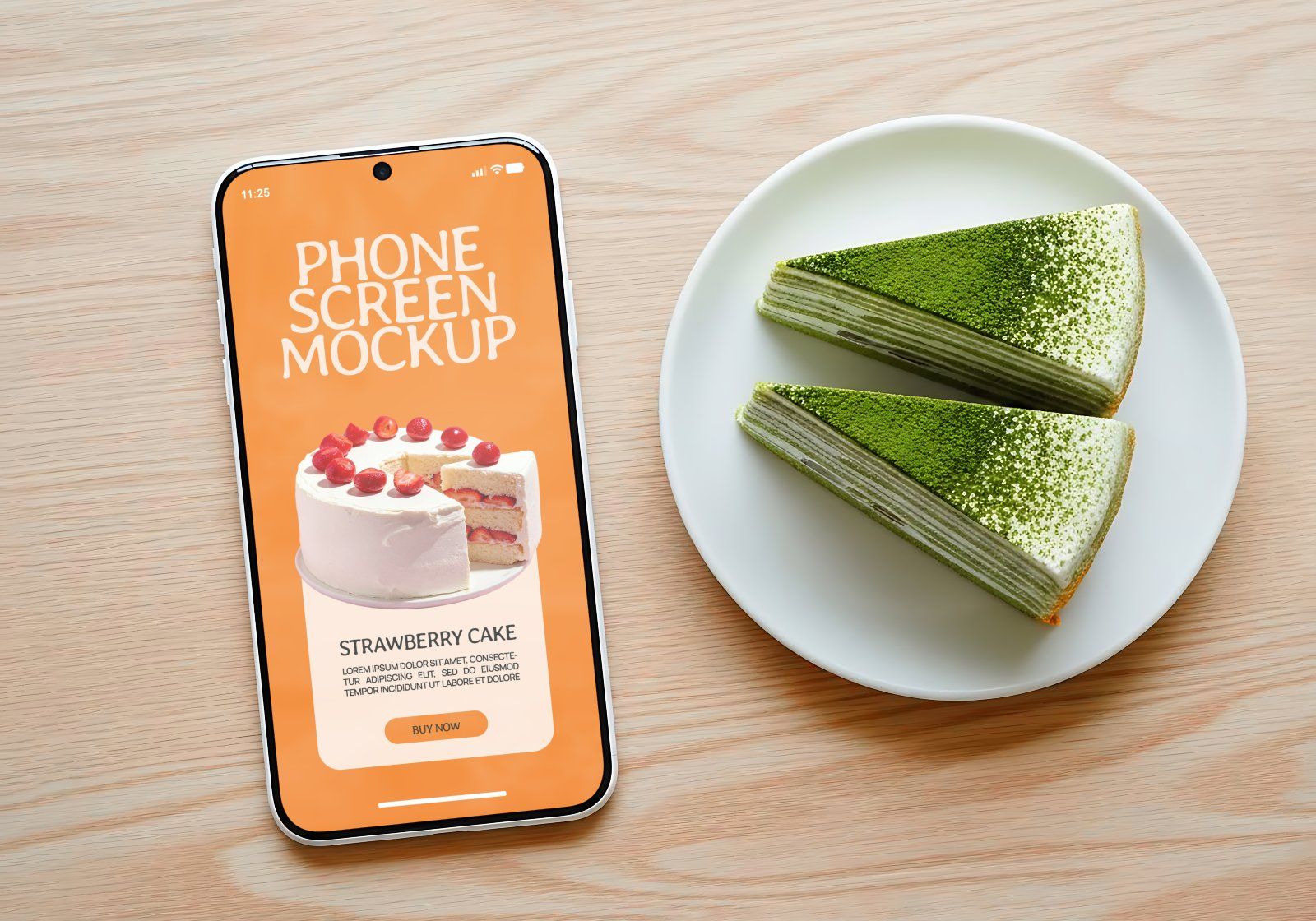 Premium Branding Orange Bakery Store Mockup — image 8