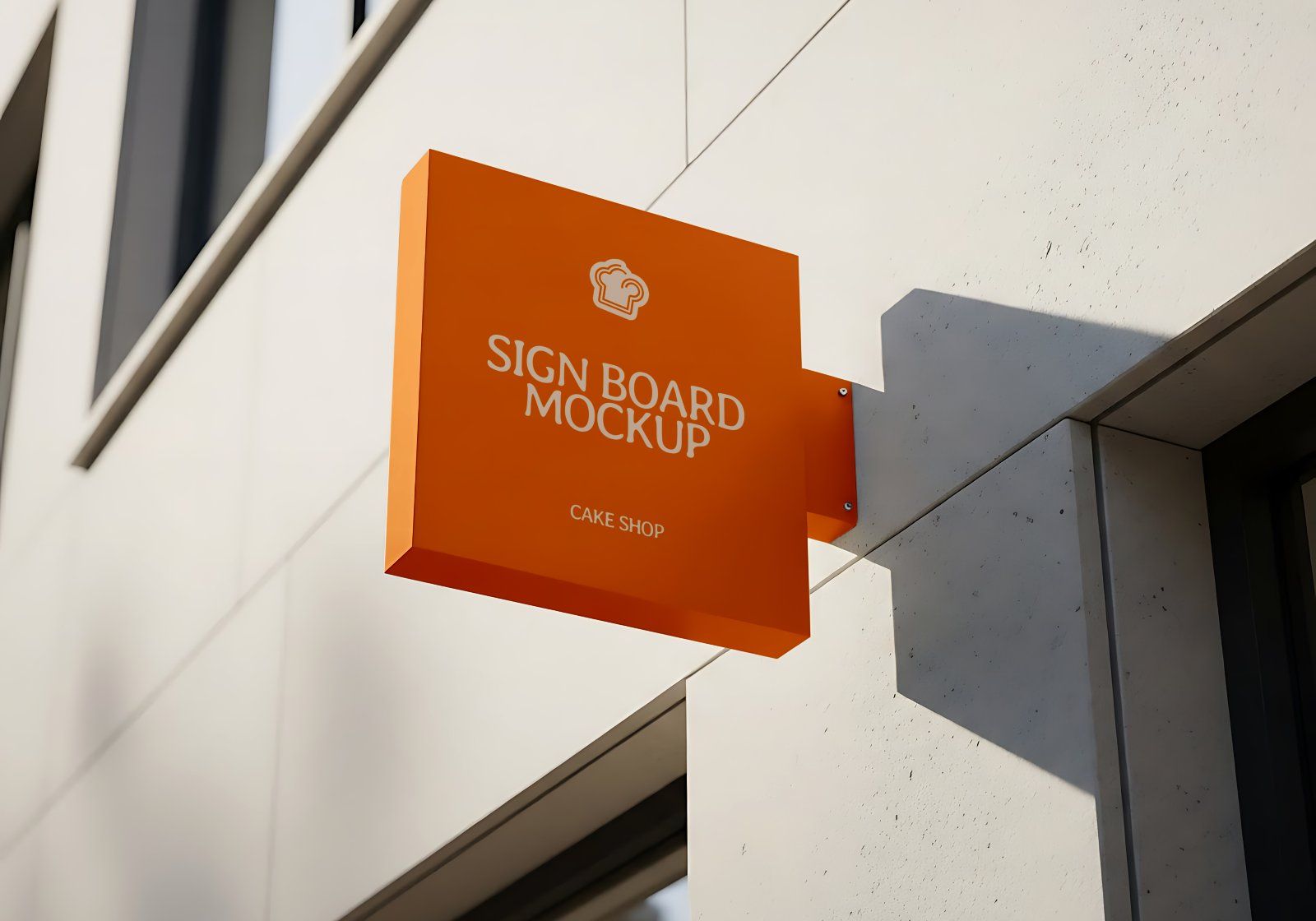 Premium Branding Orange Bakery Store Mockup — image 14