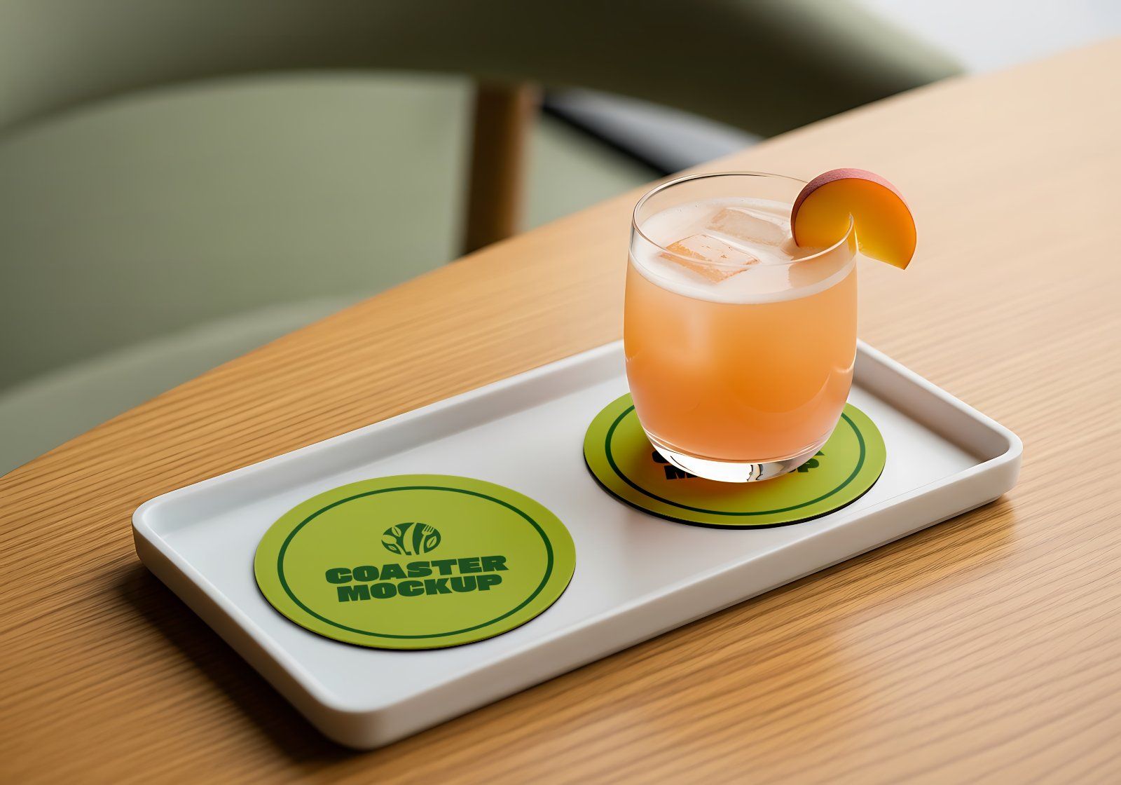 Premium Branding Green Restaurant Mockup — image 4