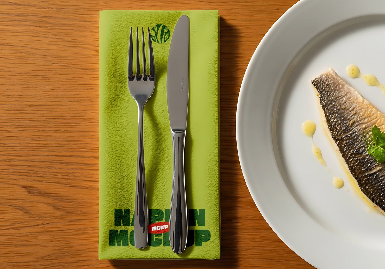 Premium Branding Green Restaurant Mockup — image 5