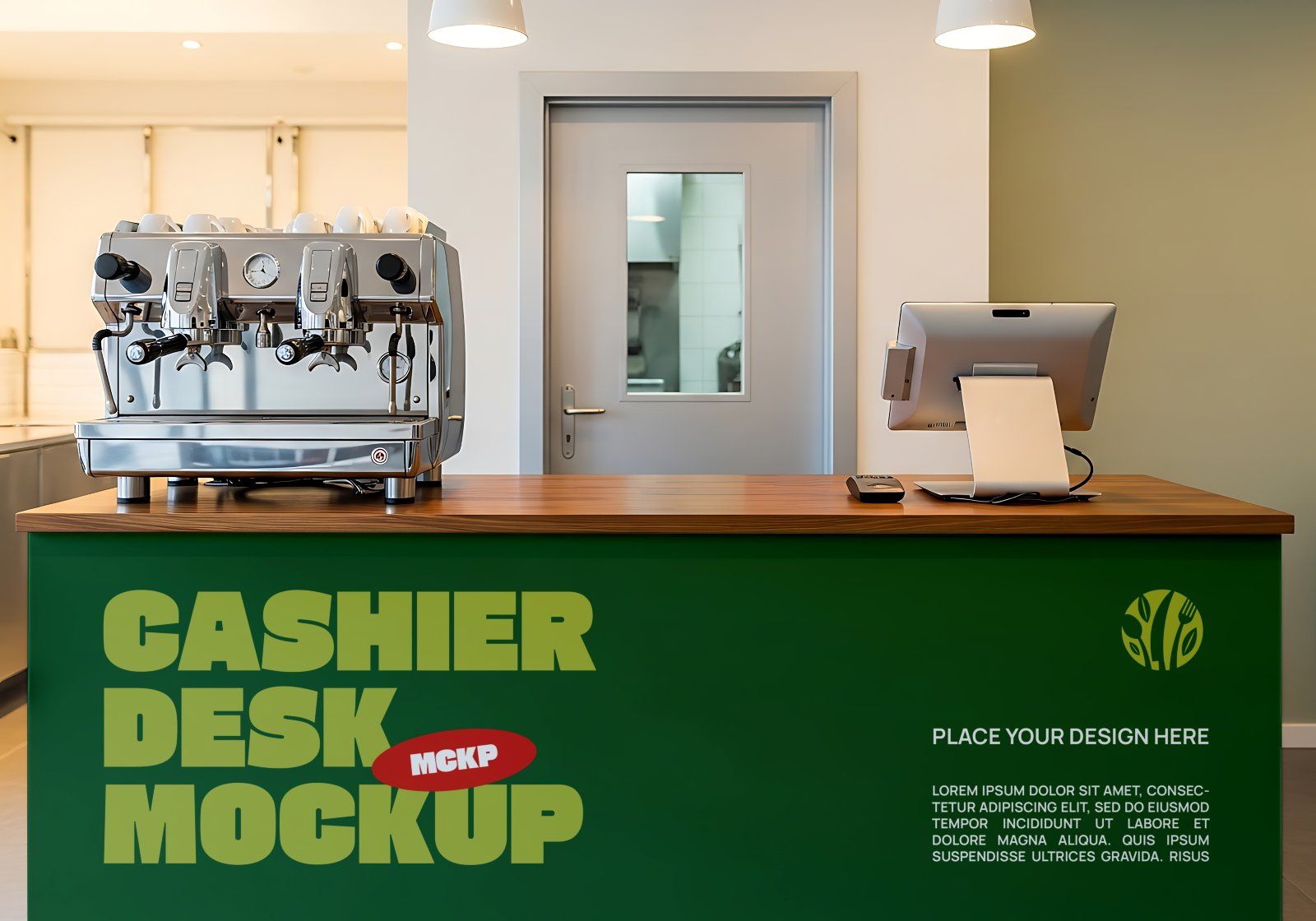 Premium Branding Green Restaurant Mockup — image 9