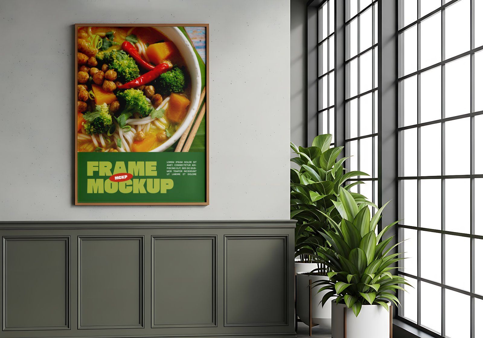 Premium Branding Green Restaurant Mockup — image 10