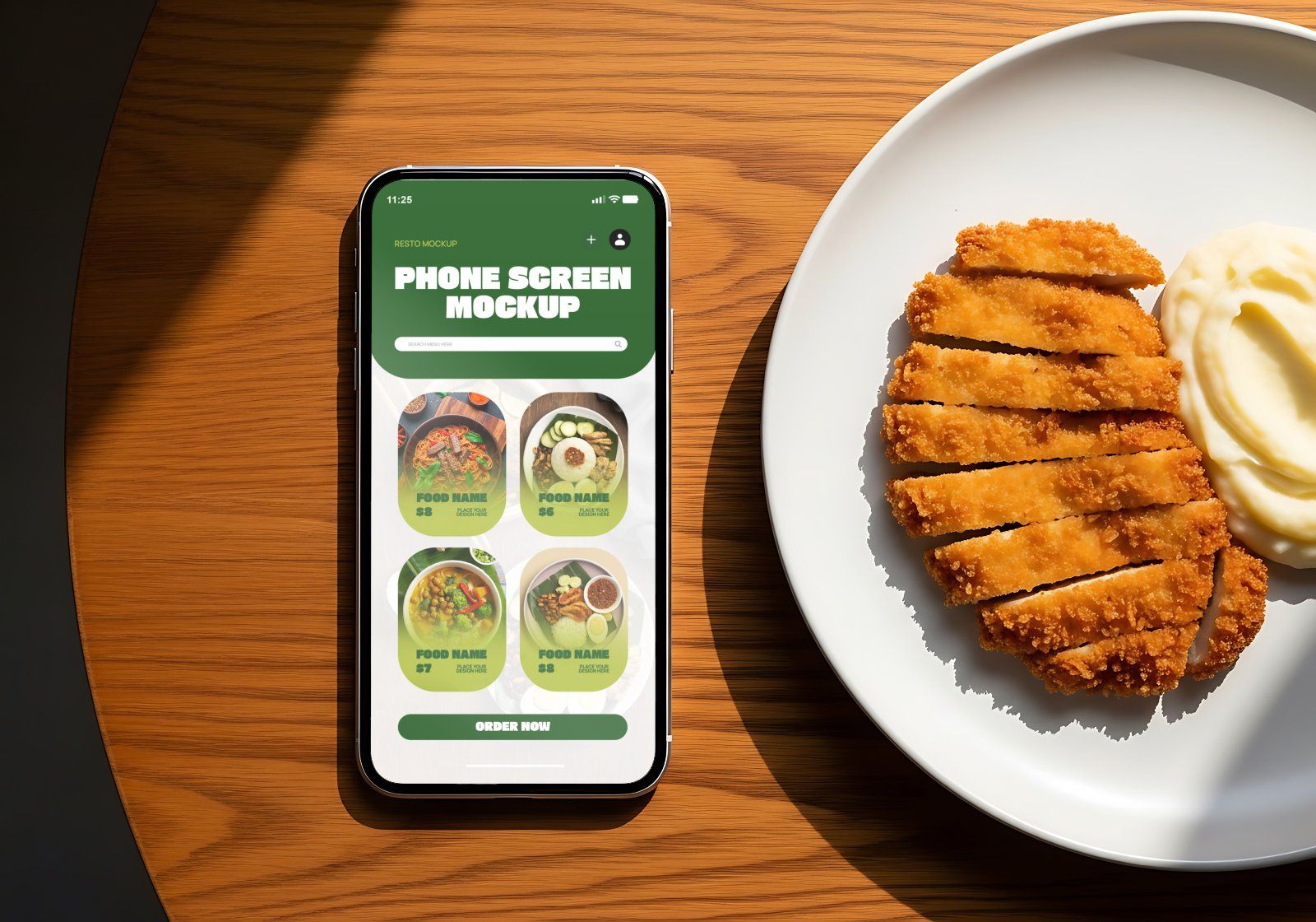 Premium Branding Green Restaurant Mockup — image 14