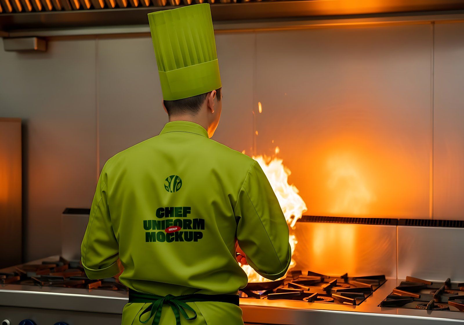 Premium Branding Green Restaurant Mockup — image 15