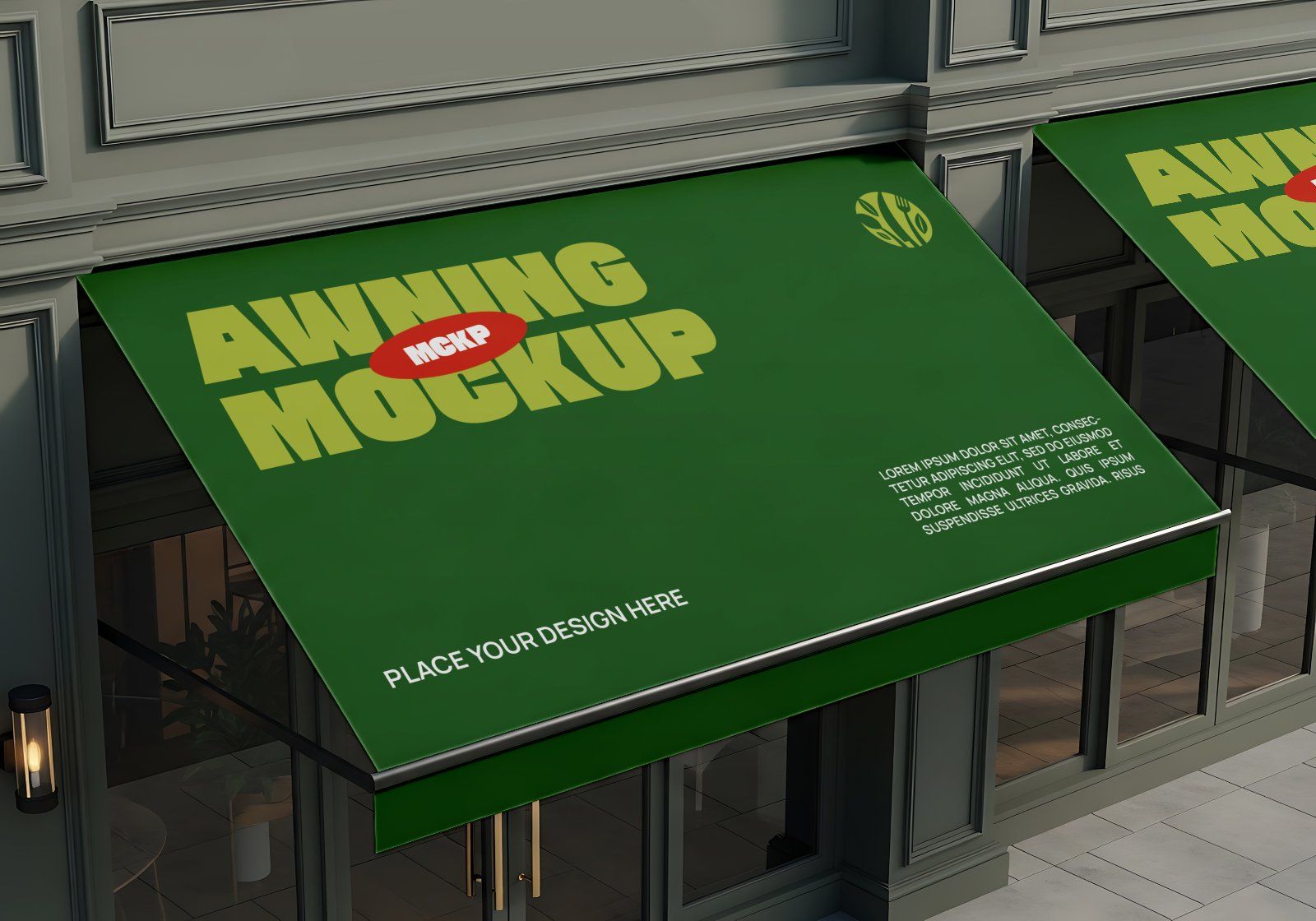 Premium Branding Green Restaurant Mockup — image 16