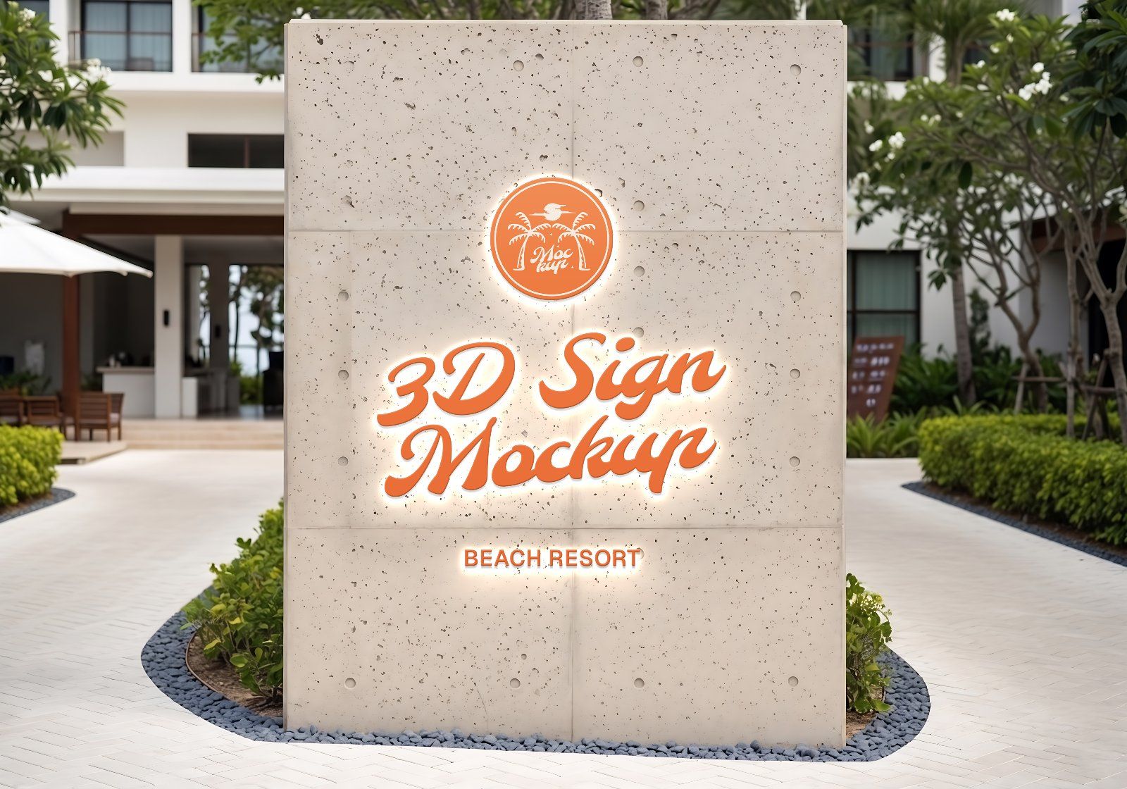 Premium Branding Beach Resort Mockup — image 2