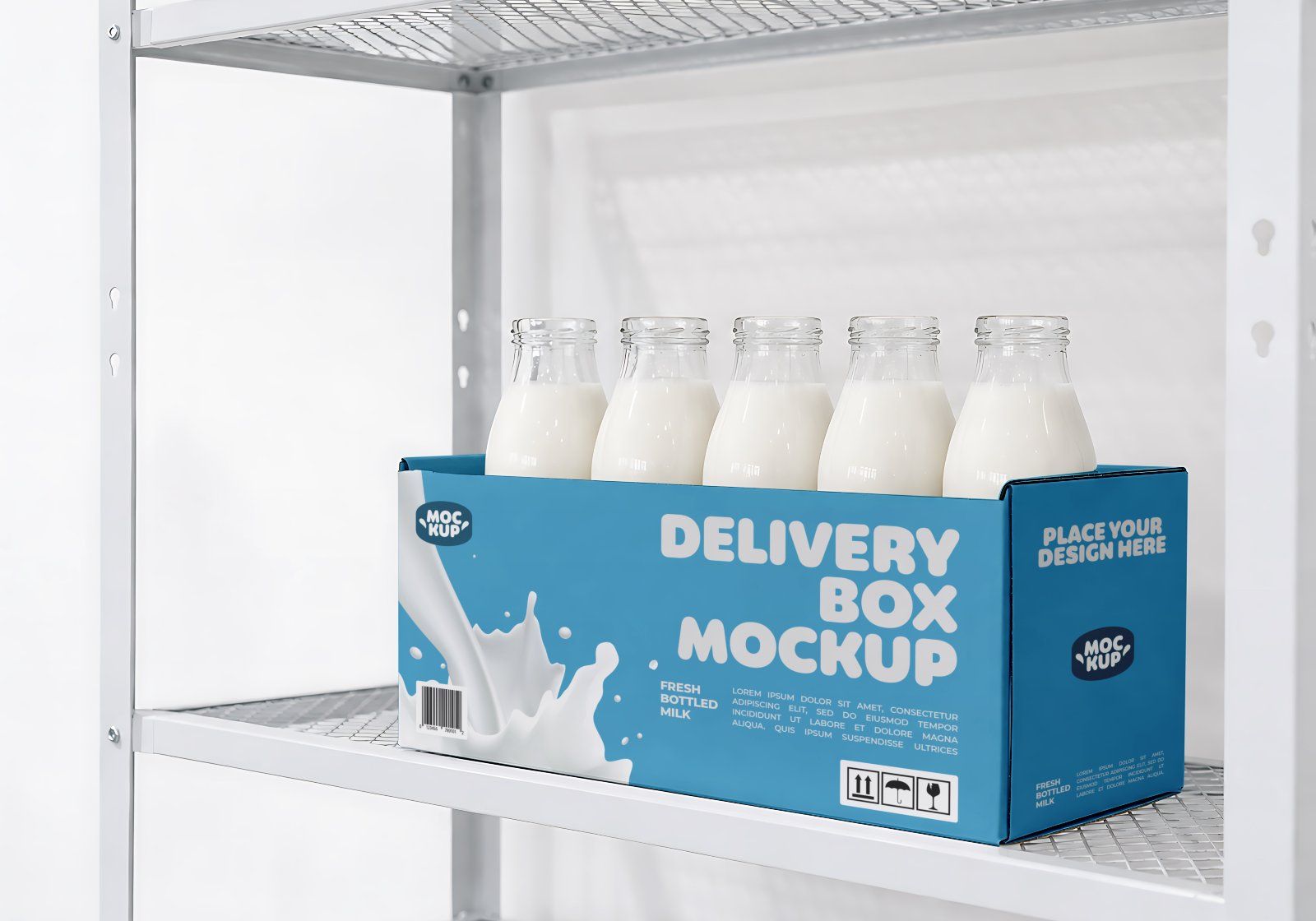 Premium Branding Milk Store Mockup — image 3