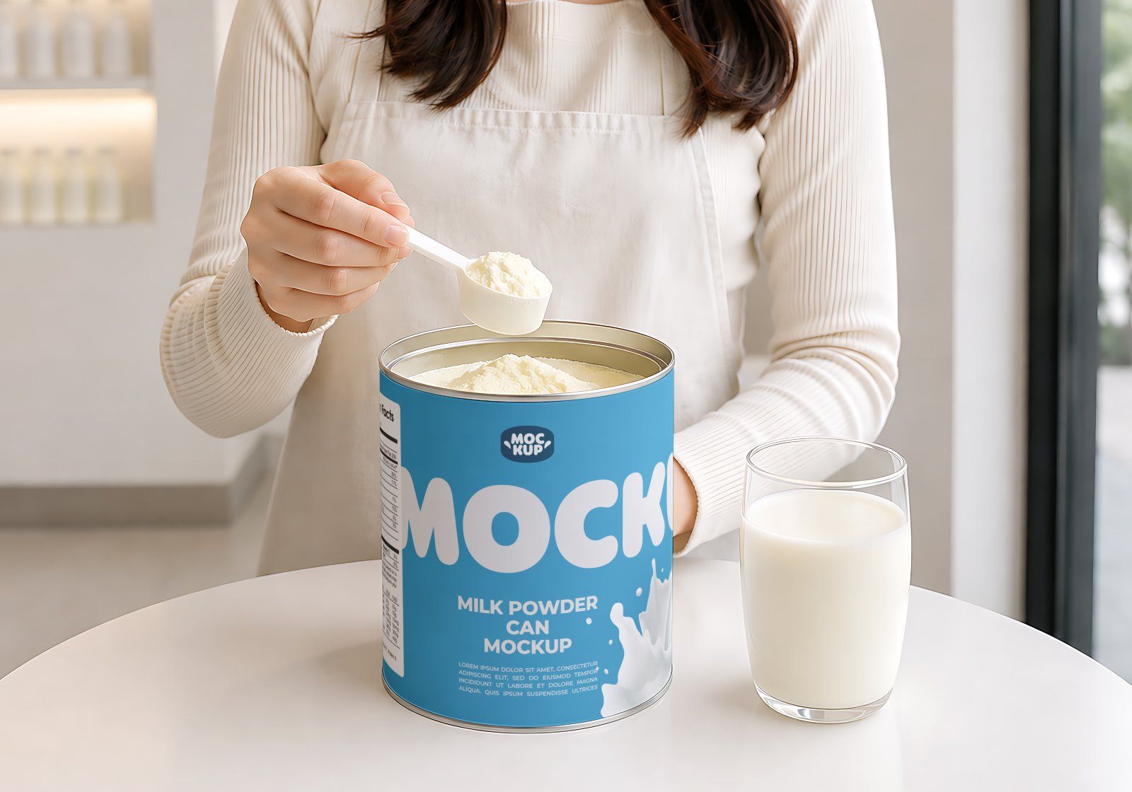 Premium Branding Milk Store Mockup — image 15