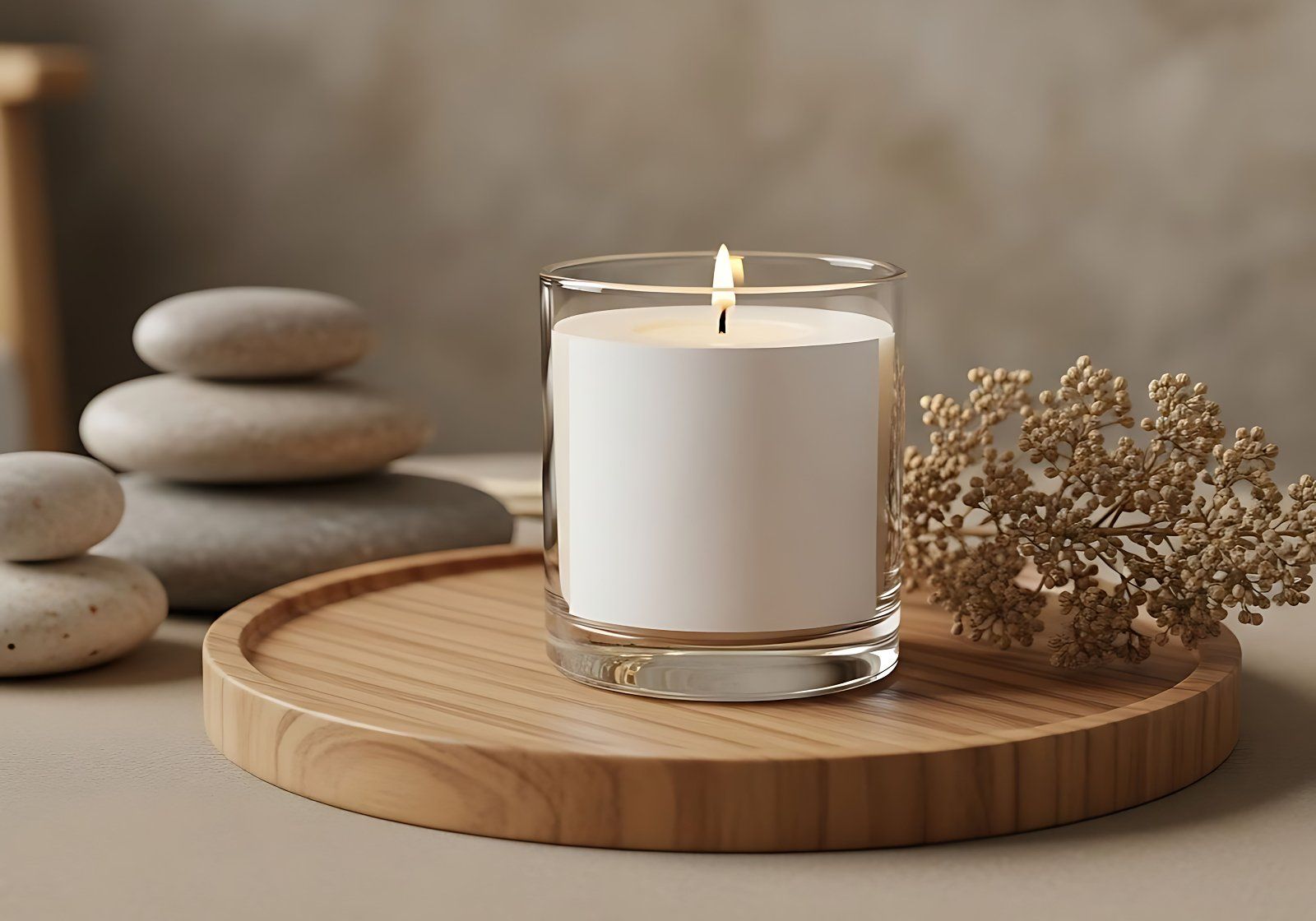Aromatherapy Candle Label Mockup — image 2