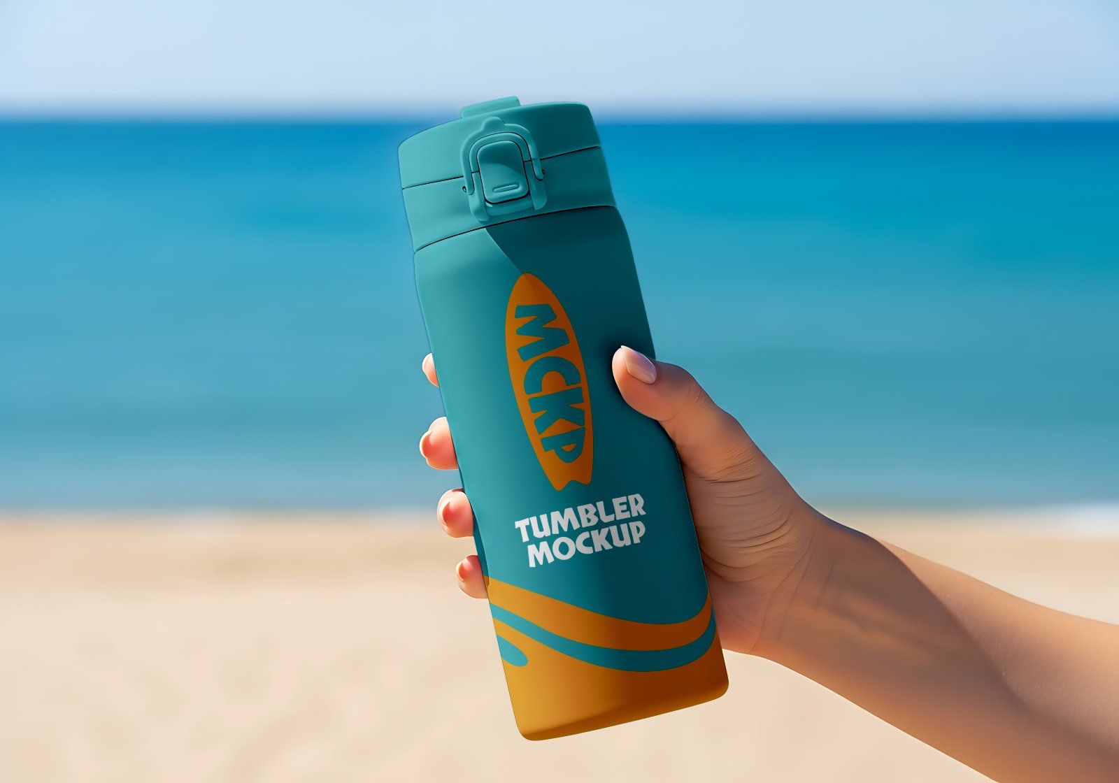 Premium Branding Beach Mockup — image 4