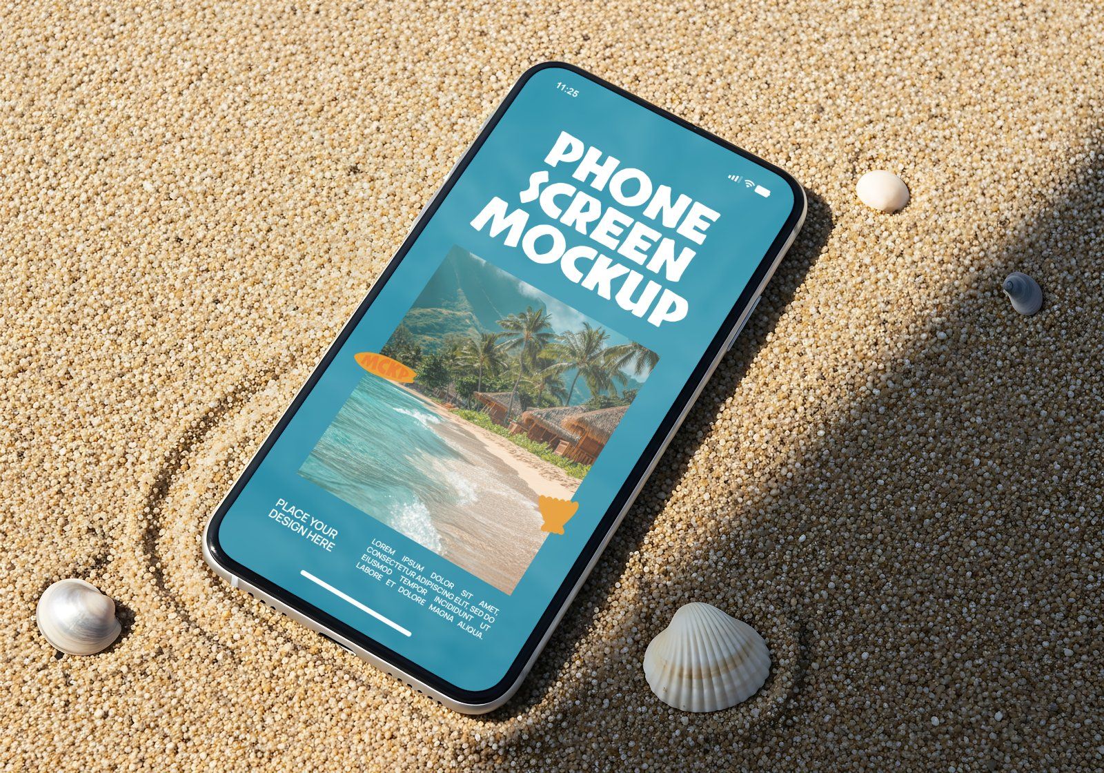 Premium Branding Beach Mockup — image 6