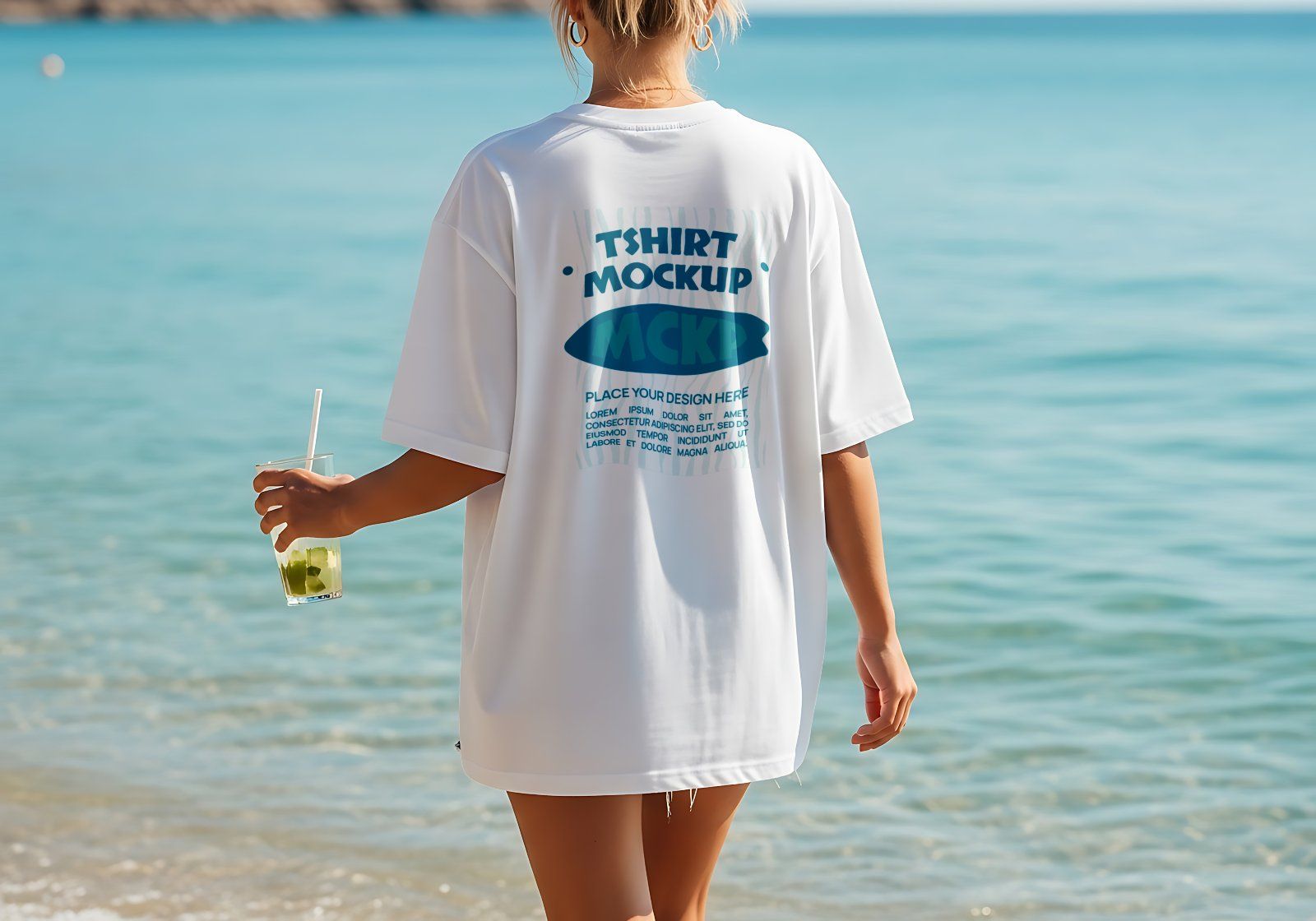 Premium Branding Beach Mockup — image 7