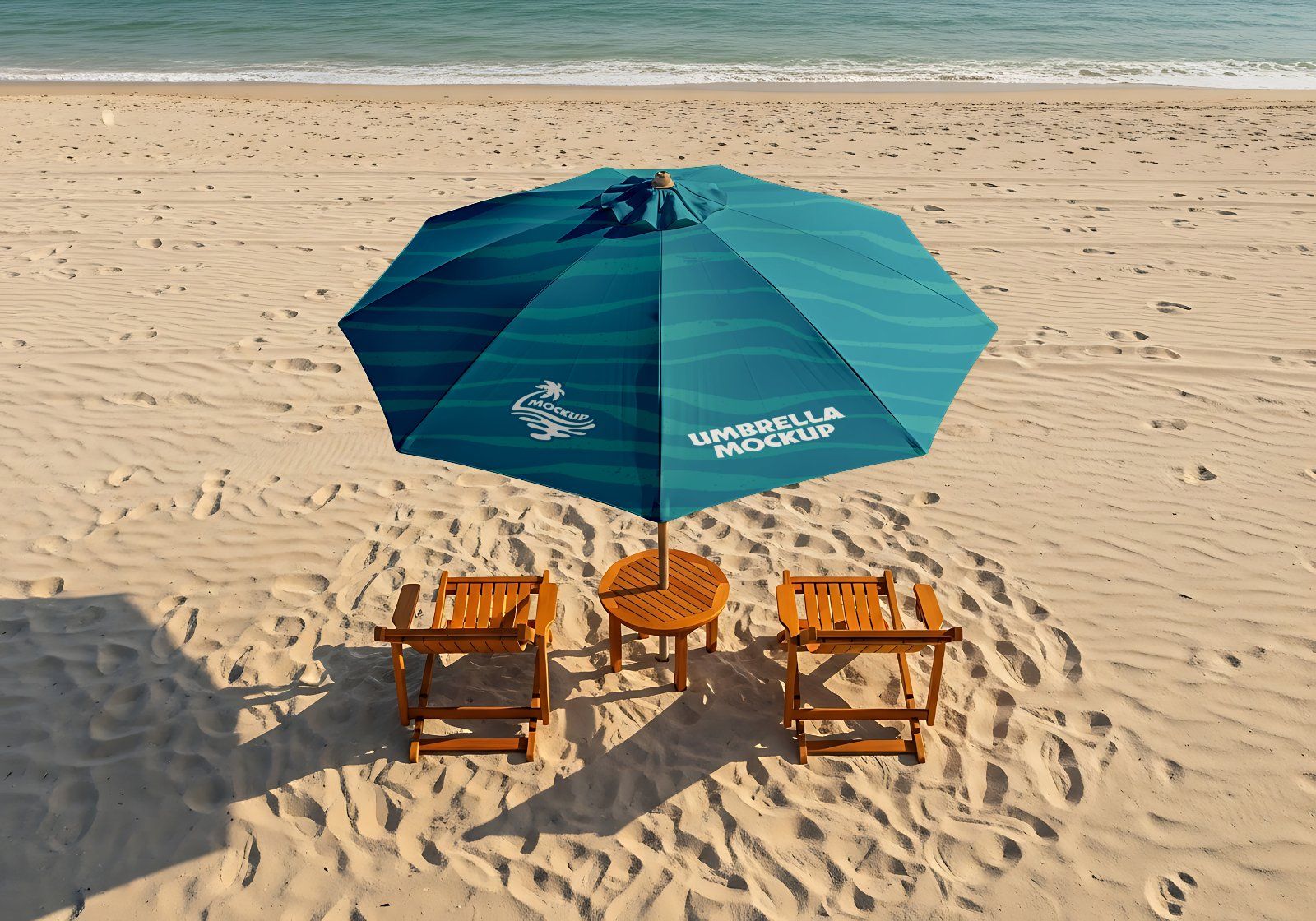 Premium Branding Beach Mockup — image 11