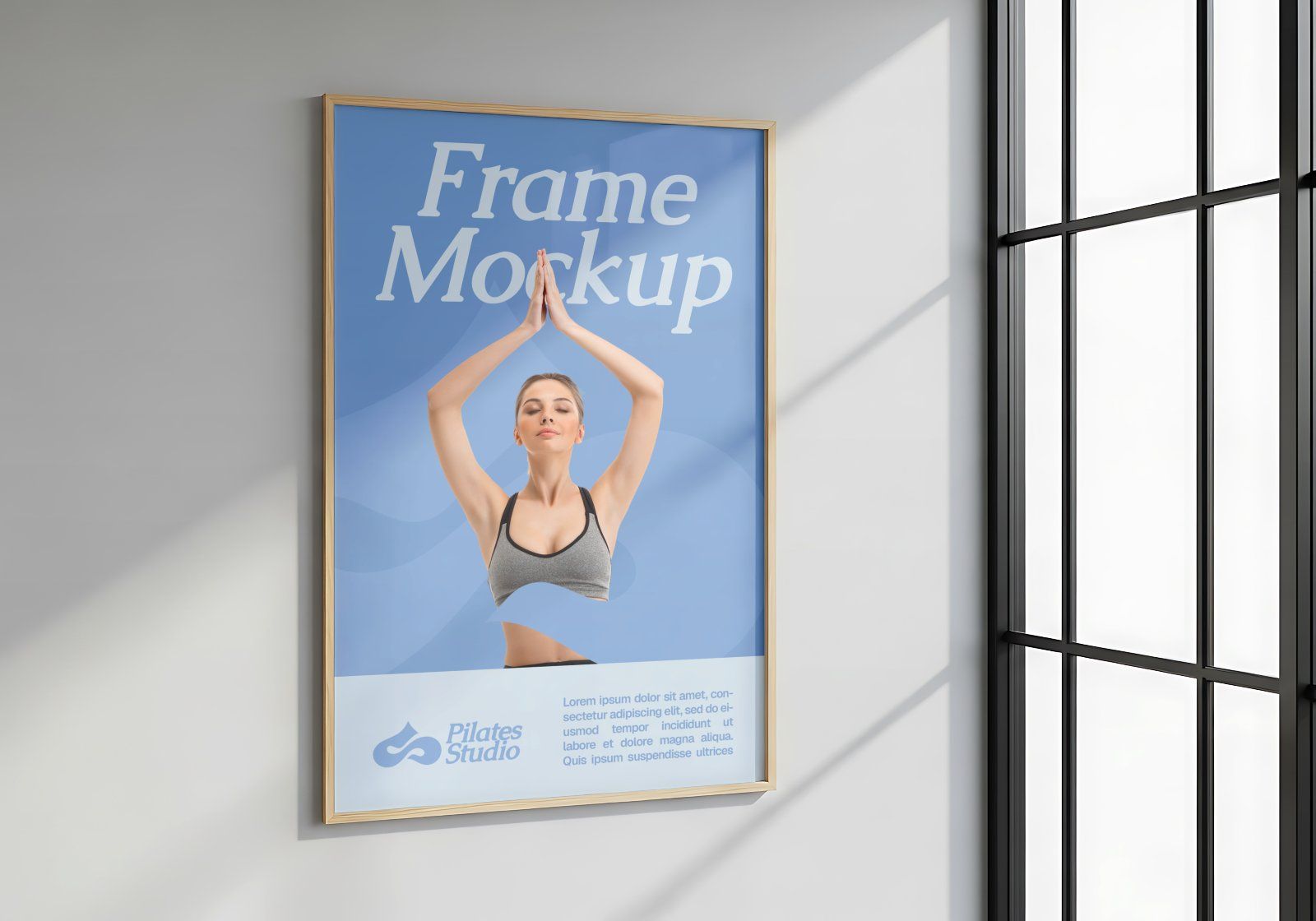 Premium Branding Blue Pilates Mockup — image 3