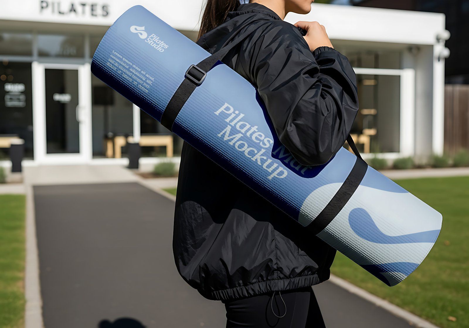 Premium Branding Blue Pilates Mockup — image 4