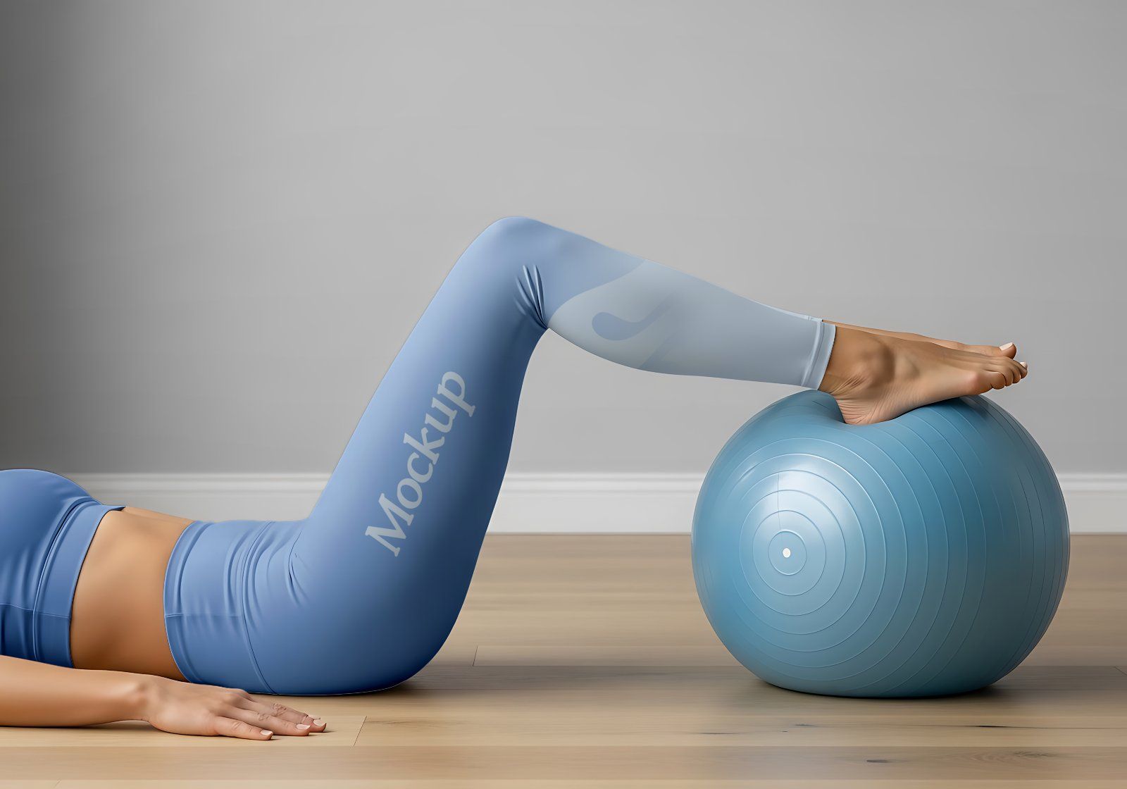 Premium Branding Blue Pilates Mockup — image 16