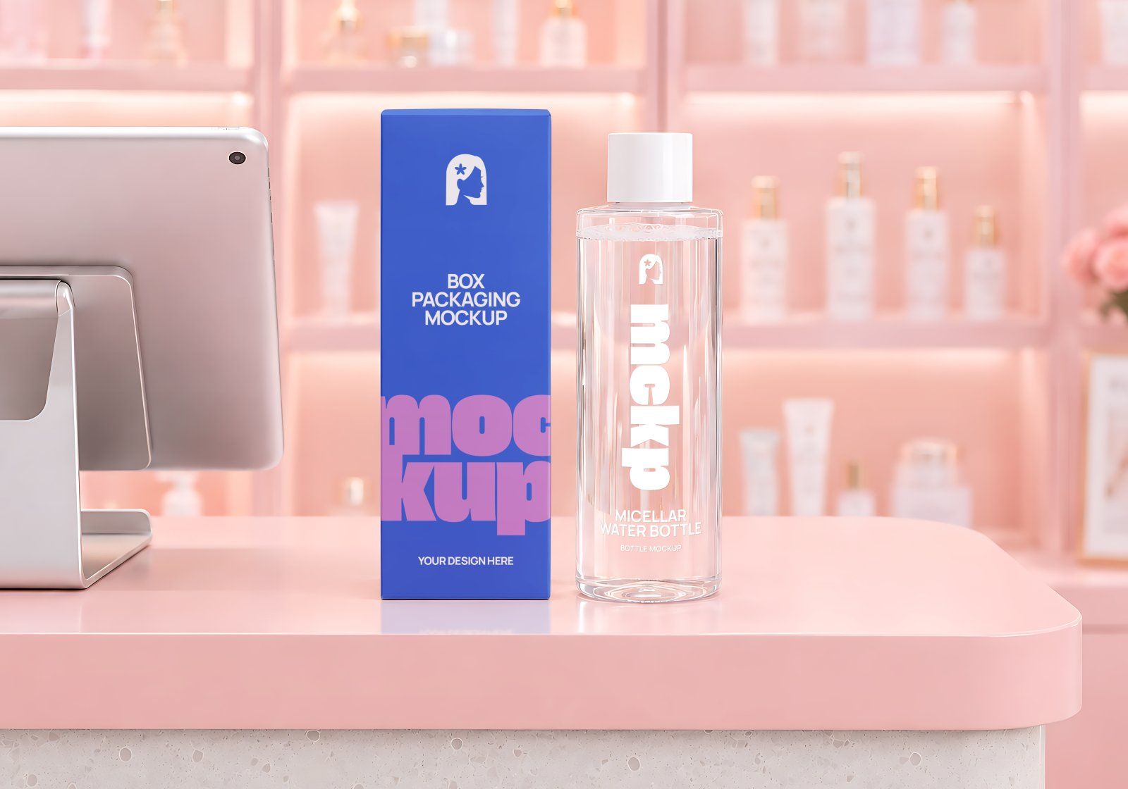 Premium Branding Beauty Care Cosmetic Store Mockup — image 6