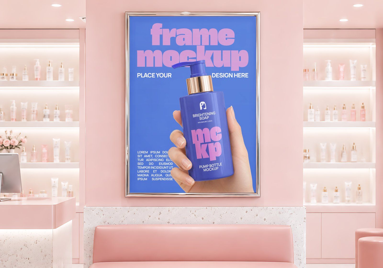 Premium Branding Beauty Care Cosmetic Store Mockup — image 8