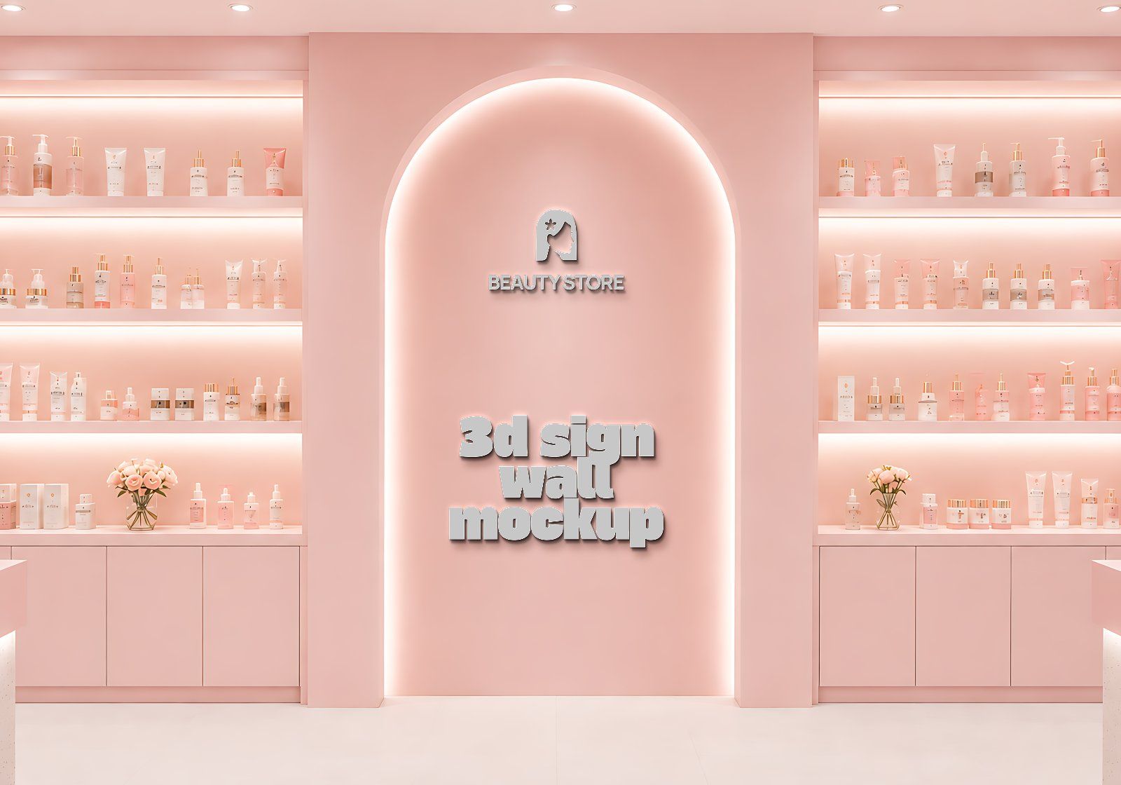 Premium Branding Beauty Care Cosmetic Store Mockup — image 10